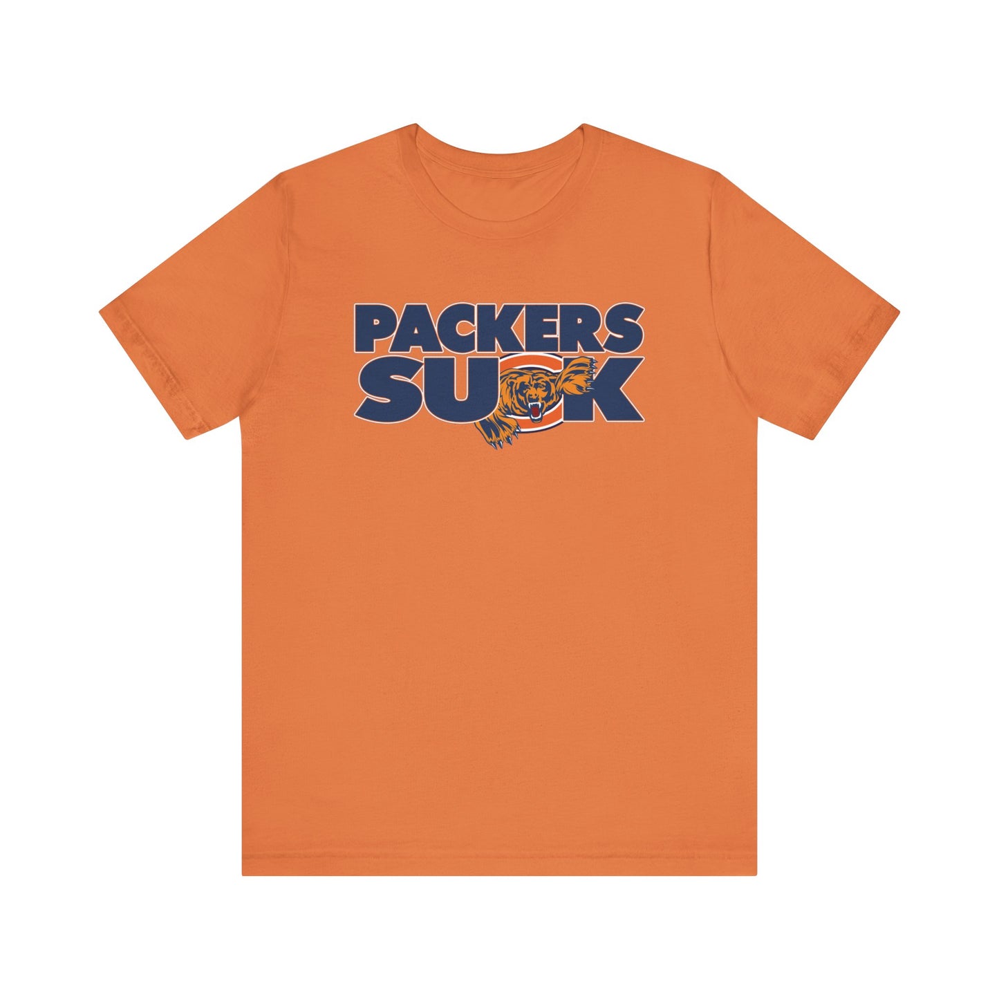 The Pack Sucks (for Chicago Bears fans) - Unisex Jersey Short Sleeve Tee