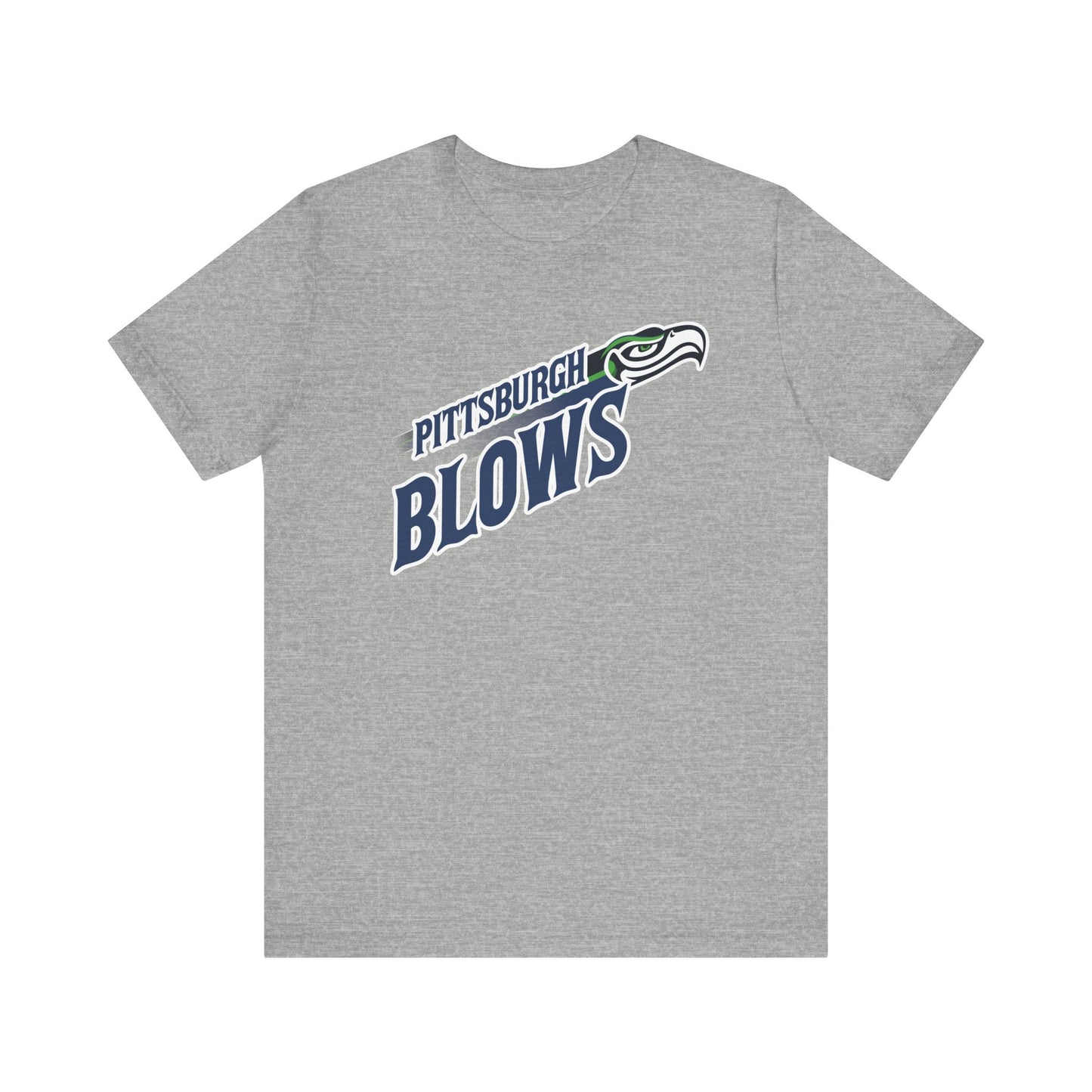 Pittsburgh Blows! (for Seattle fans) - Unisex Jersey Short Sleeve Tee