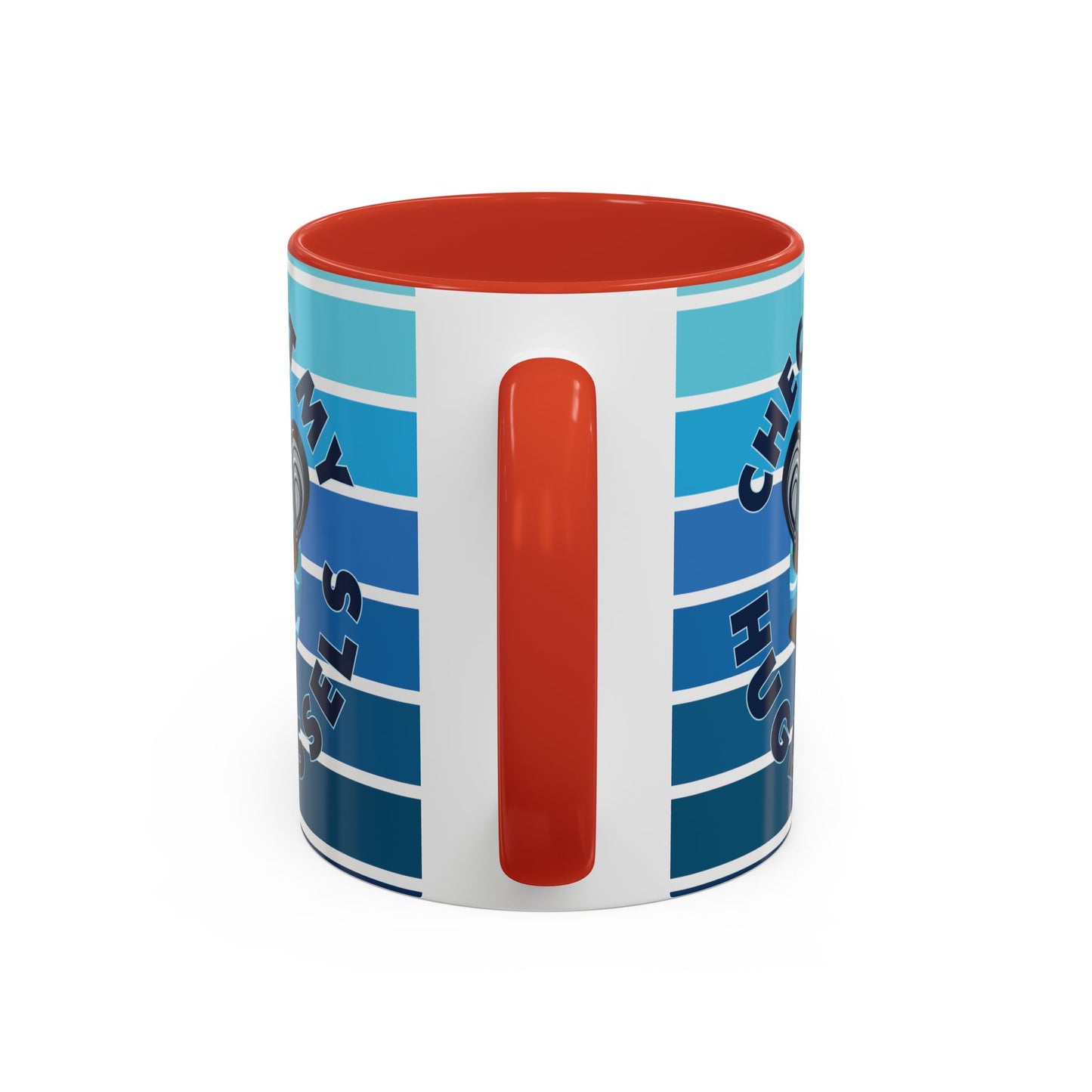 Huge Mussels Happy Sea Otter - Accent Coffee Mug (11, 15oz)