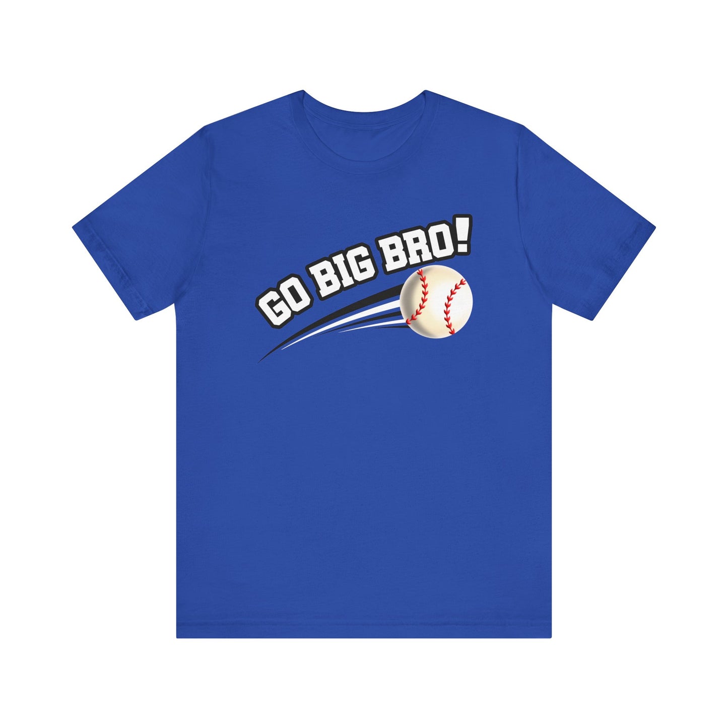 Go Big Bro! (Sibling Revelry Baseball) - Unisex Jersey Short Sleeve Tee