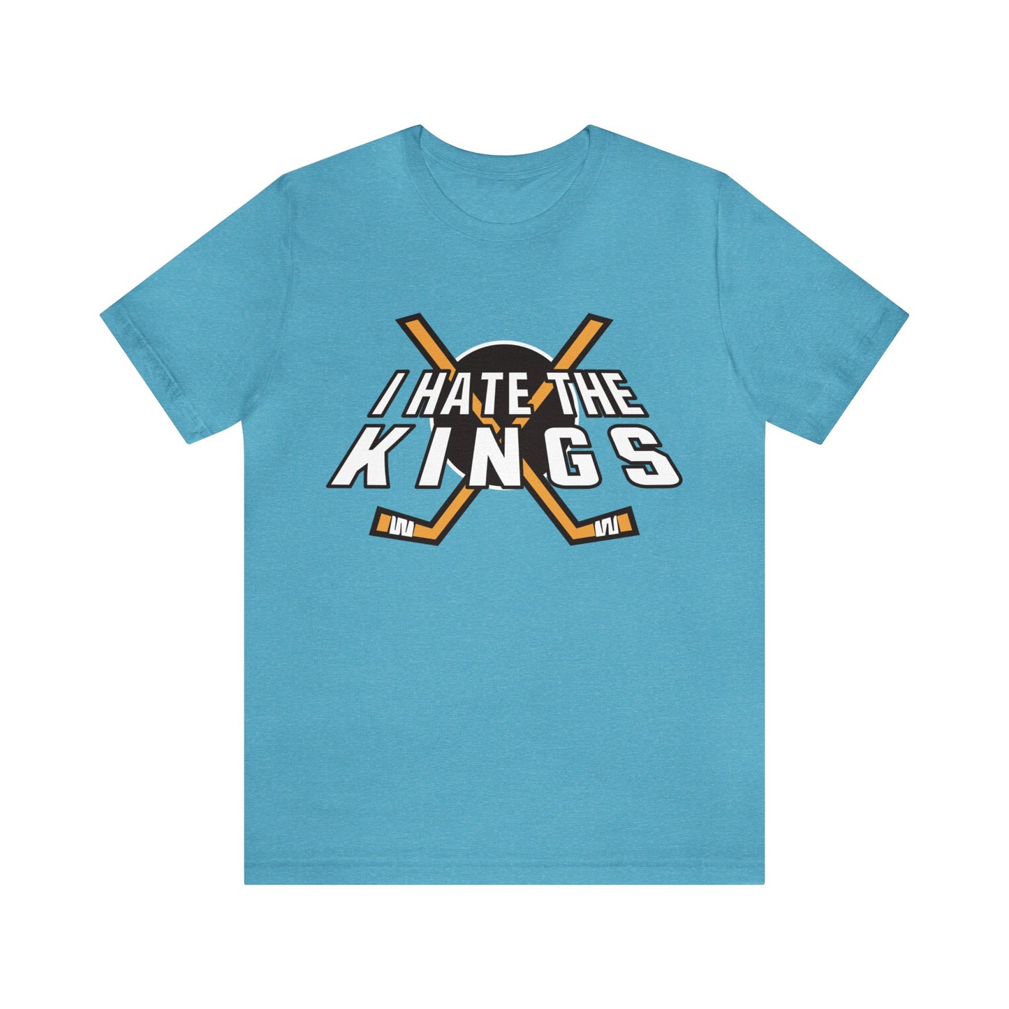 I Hate The Kings (for Ducks fans) - Unisex Jersey Short Sleeve Tee