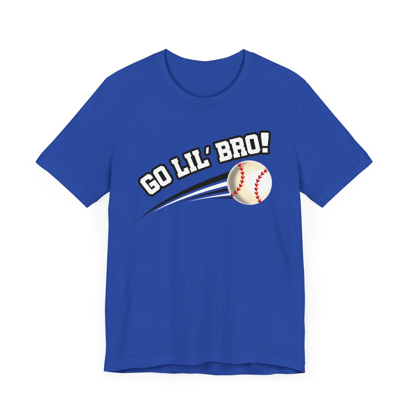 Go Lil' Bro! (Sibling Revelry Baseball) - Unisex Jersey Short Sleeve Tee