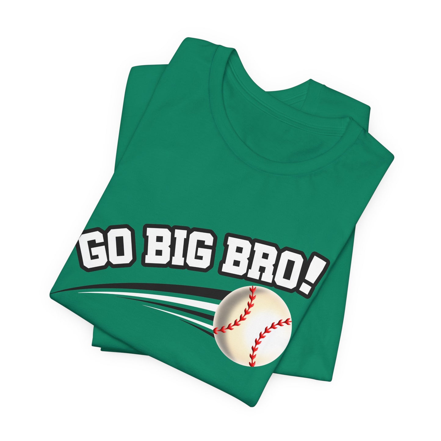 Go Big Bro! (Sibling Revelry Baseball) - Unisex Jersey Short Sleeve Tee
