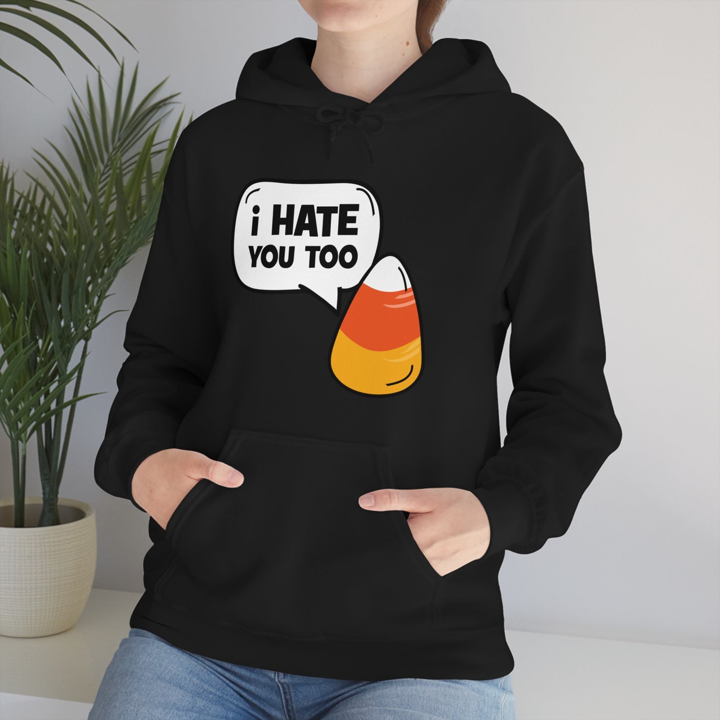 Candy Corn Halloween - Unisex Heavy Blend™ Hooded Sweatshirt