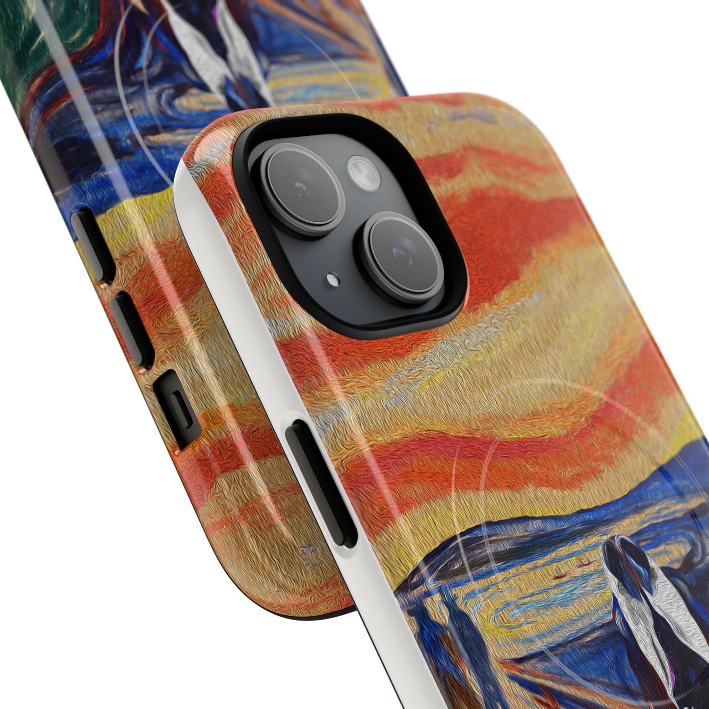 'The Howl' featuring Edvard Munch Basset Hound Inspired Design - Magnetic Case