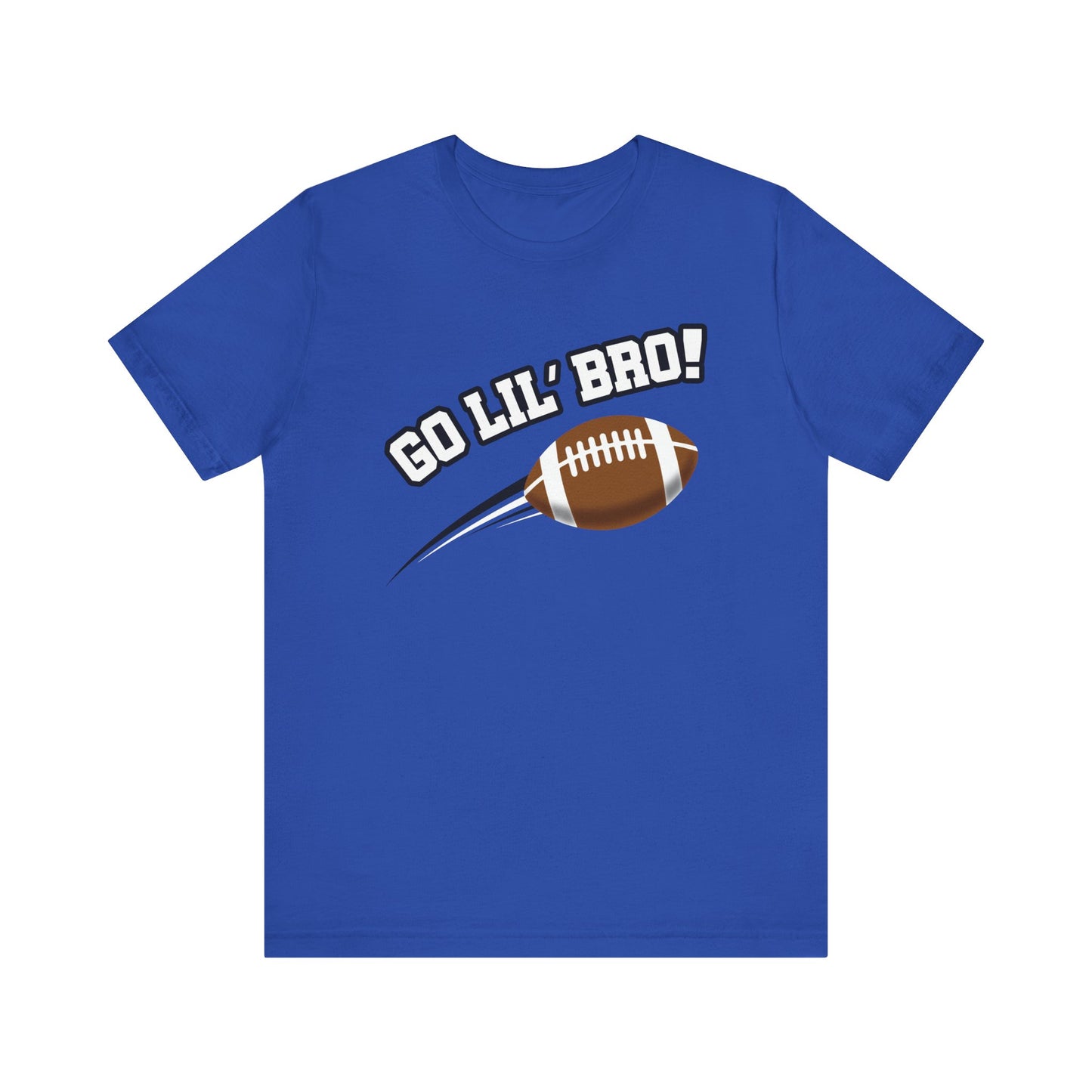 Go Lil' Bro! (Sibling Revelry Football) - Unisex Jersey Short Sleeve Tee