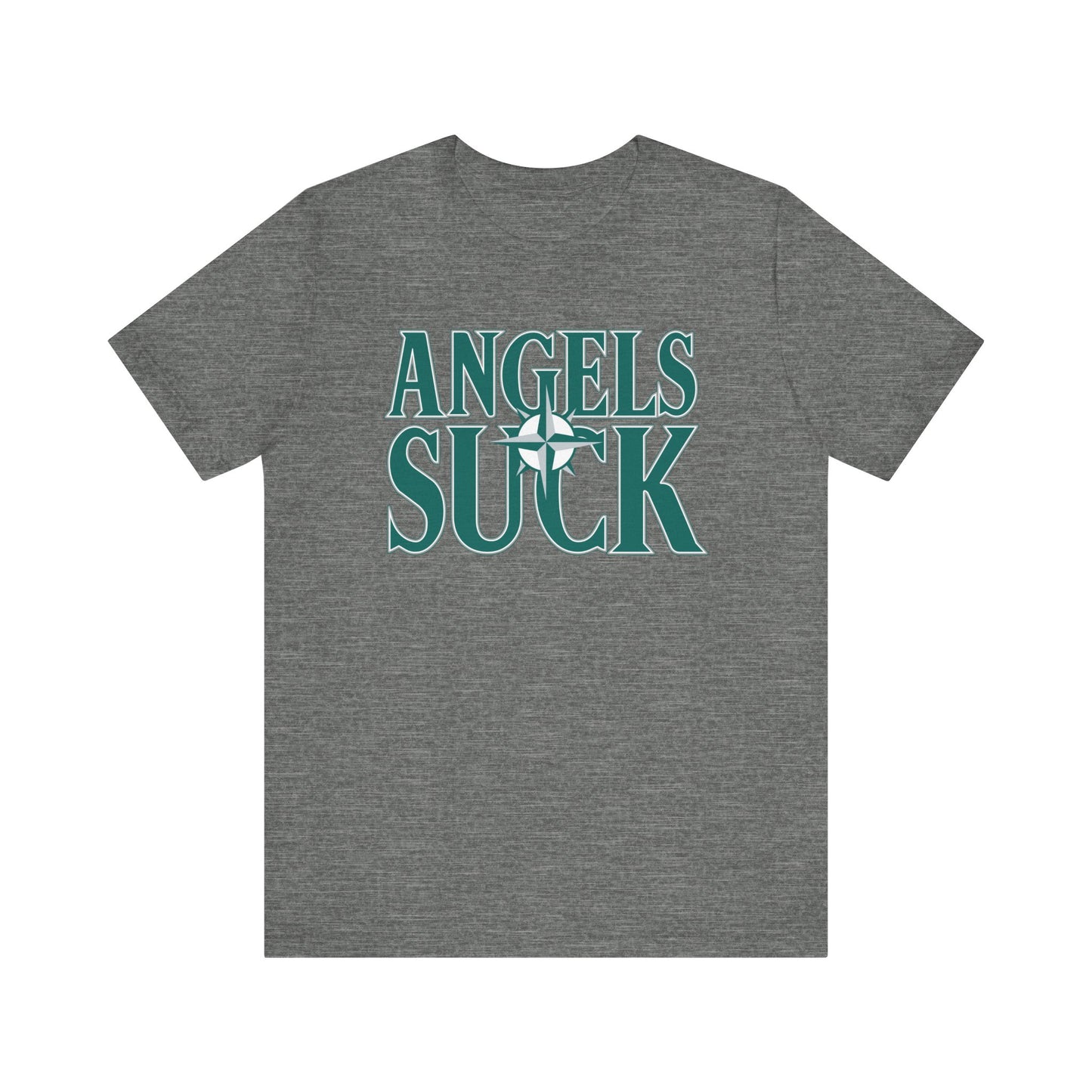 The Angels Suck (for Seattle Mariners fans) - Unisex Jersey Short Sleeve Tee