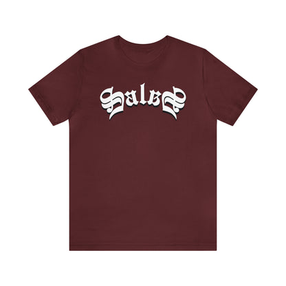 Salas (831) in White Ink - Salinas, California - Unisex Jersey Short Sleeve Tee