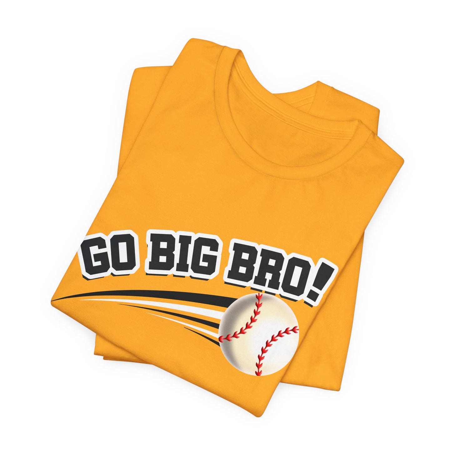 Go Big Bro! (Sibling Revelry Baseball) - Unisex Jersey Short Sleeve Tee