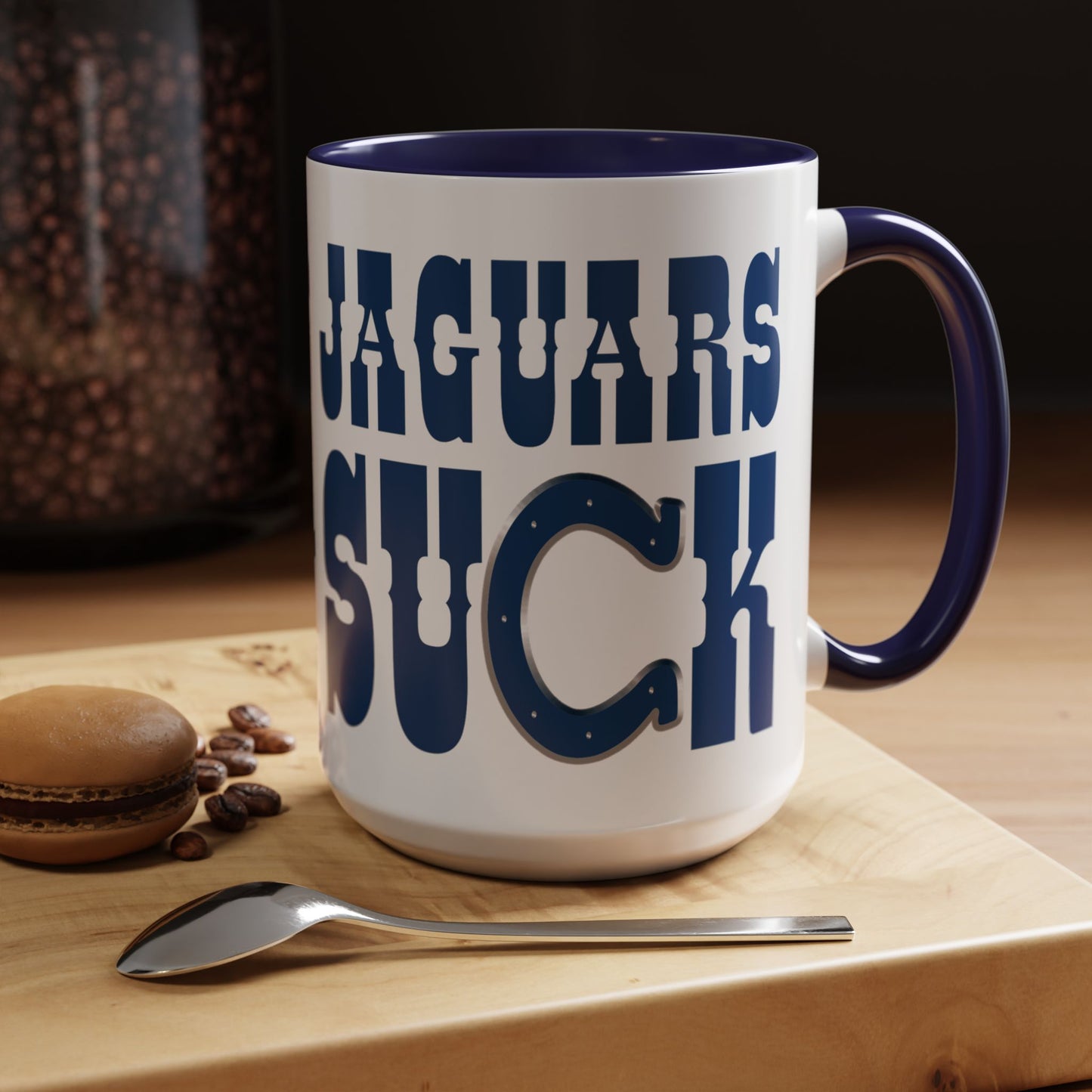 Jaguars Suck (for Indianapolis fans) - Accent Coffee Mug (11, 15oz)