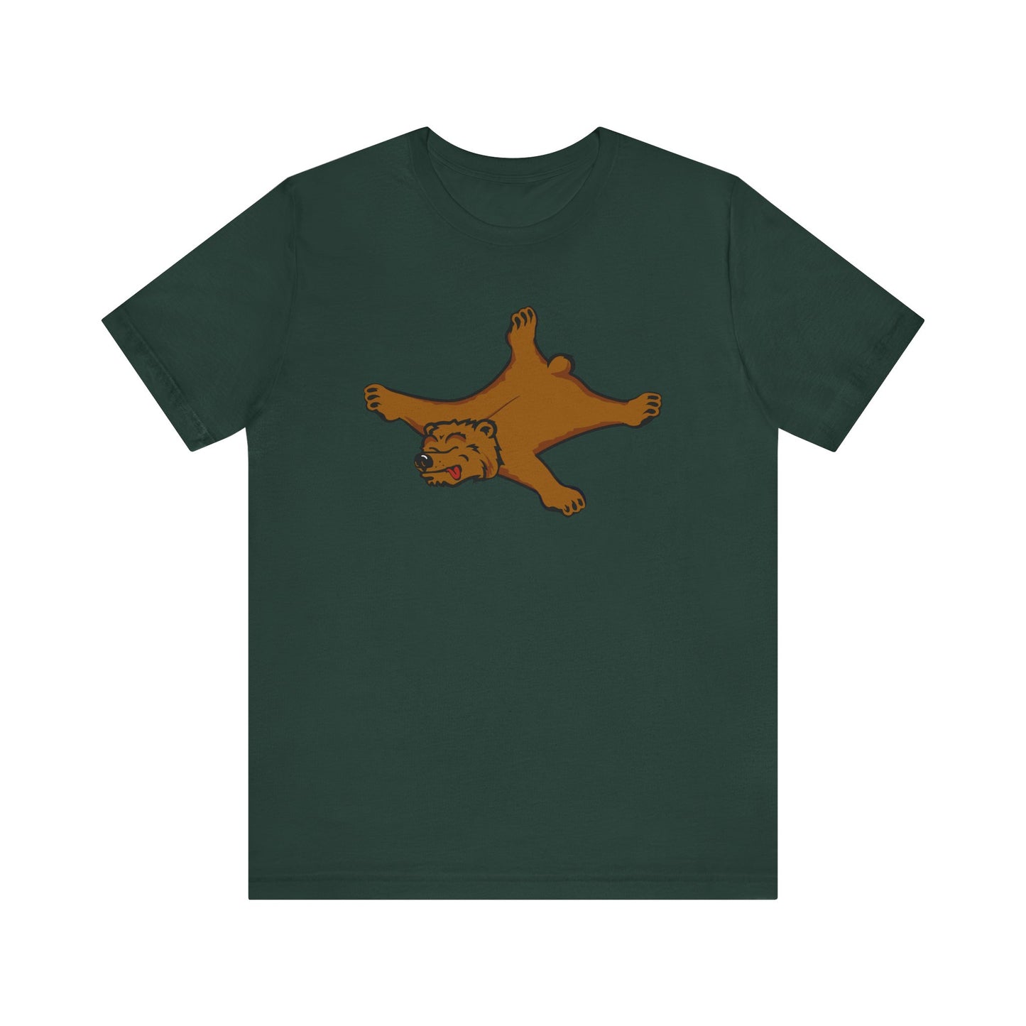 Bruins (or bear) Skin Rug (beat UCLA for any fan) Unisex Jersey Short Sleeve Tee