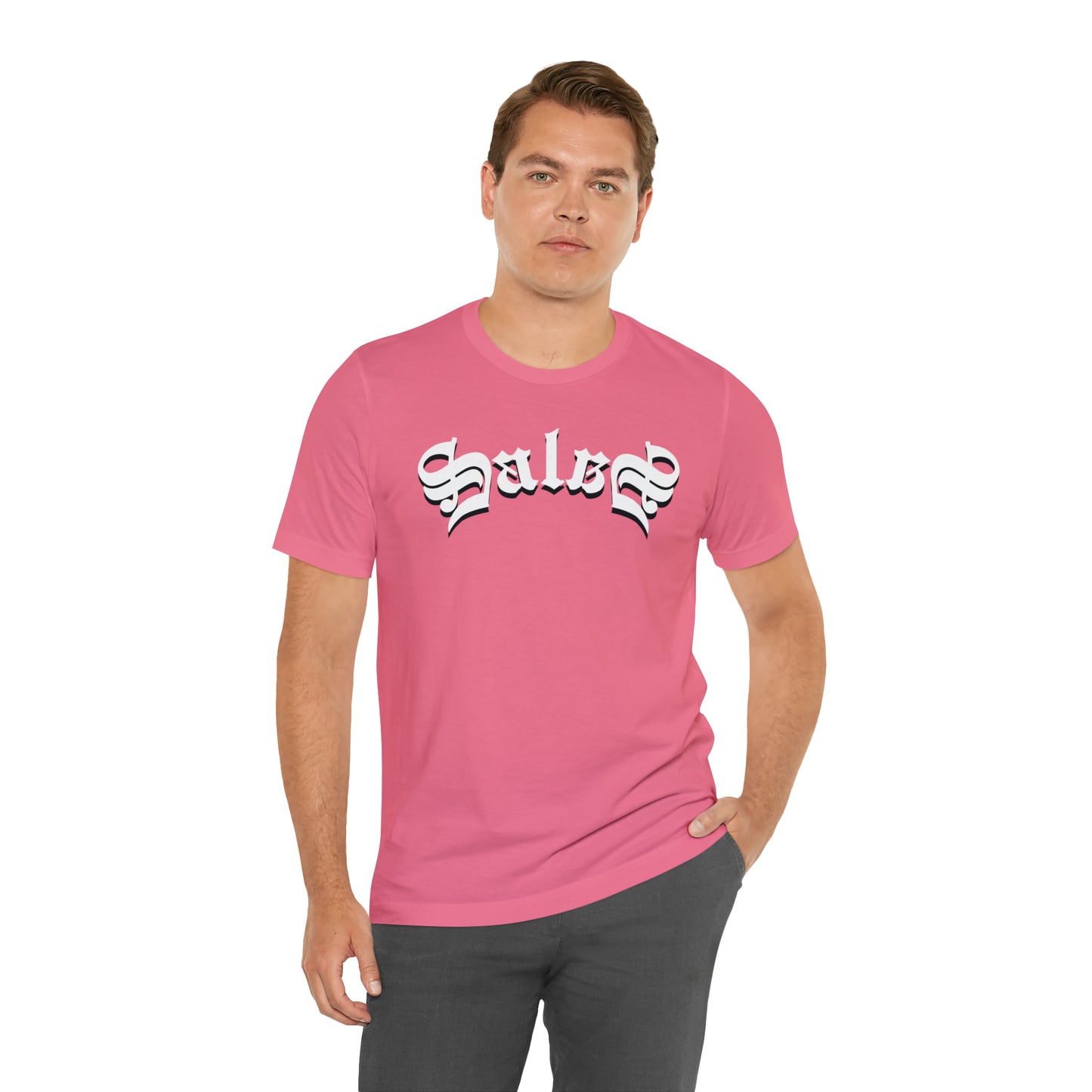 Salas (831) in White Ink - Salinas, California - Unisex Jersey Short Sleeve Tee