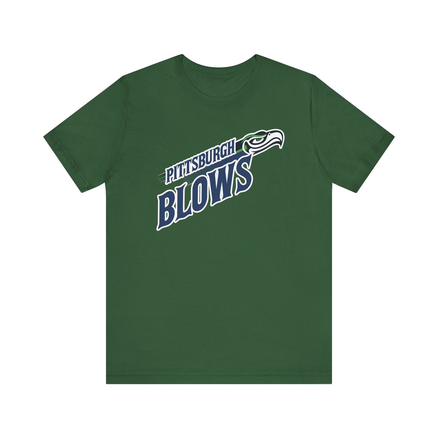 Pittsburgh Blows! (for Seattle fans) - Unisex Jersey Short Sleeve Tee