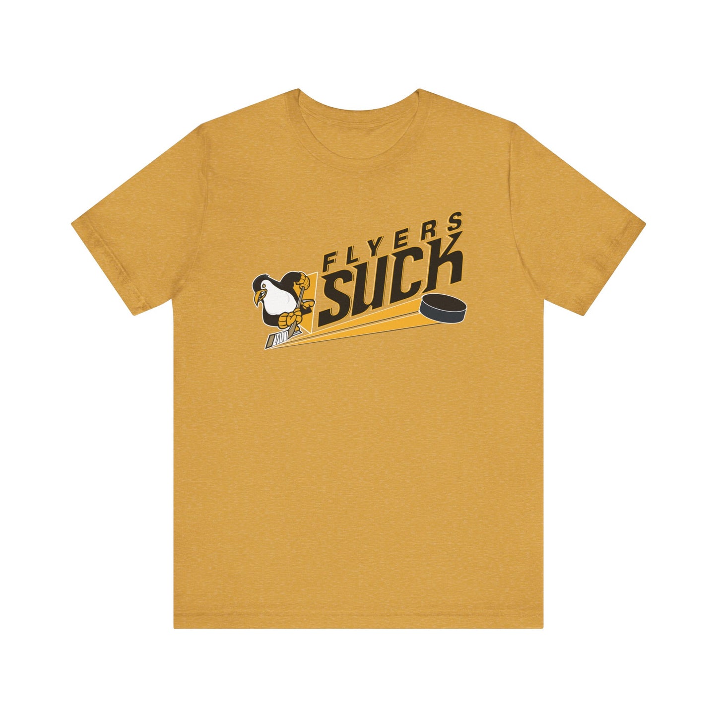 Flyers Suck (for Pittsburgh Penguins fans) - Unisex Jersey Short Sleeve Tee