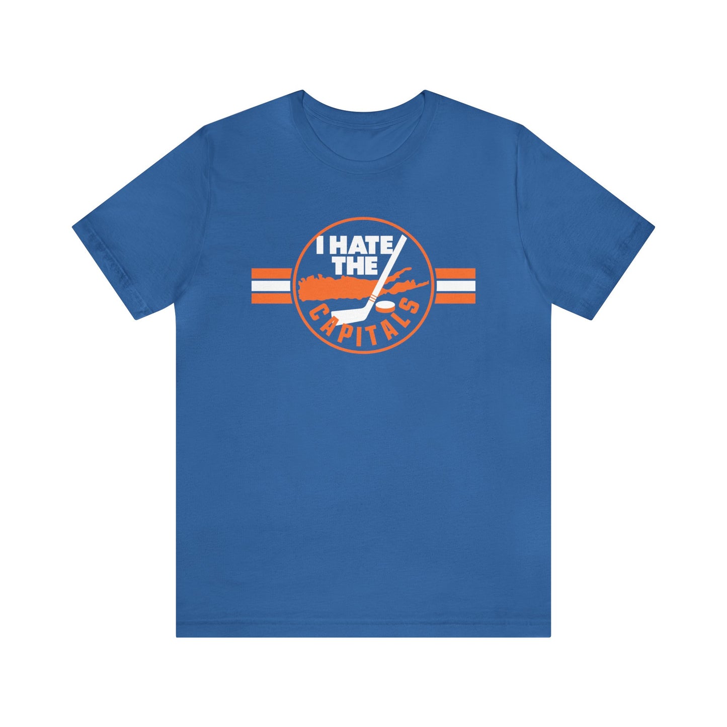 Caps Hater (for Islander fans) - Unisex Jersey Short Sleeve Tee