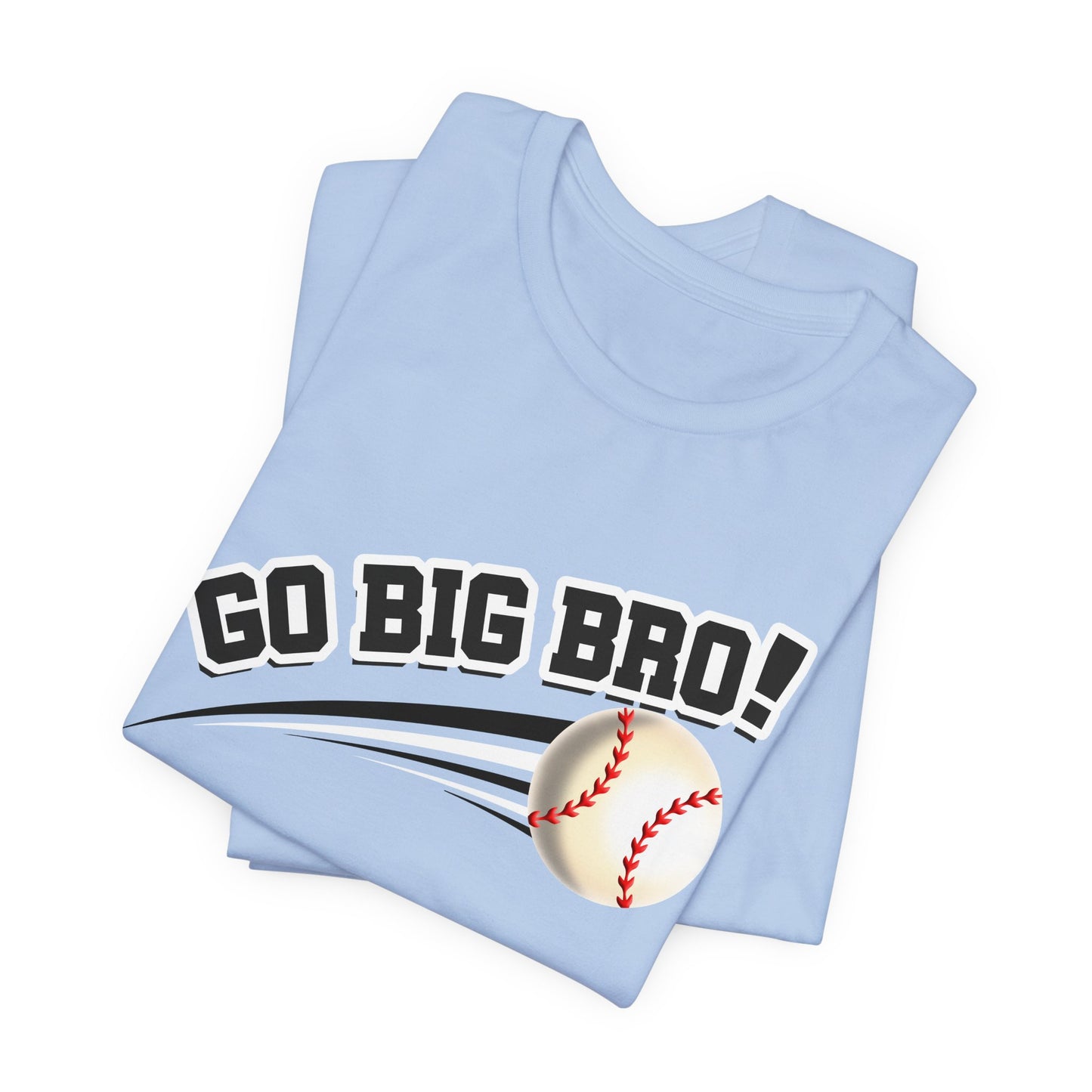 Go Big Bro! (Sibling Revelry Baseball) - Unisex Jersey Short Sleeve Tee