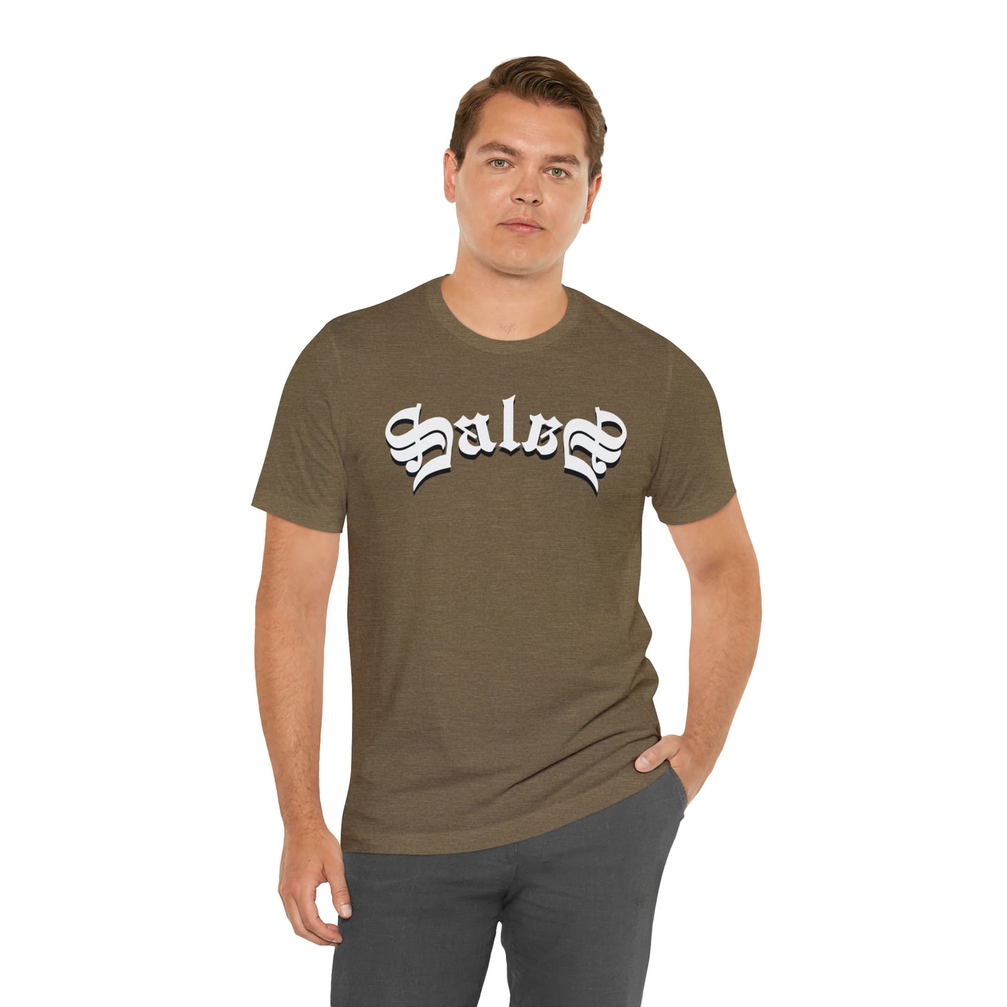 Salas (831) in White Ink - Salinas, California - Unisex Jersey Short Sleeve Tee