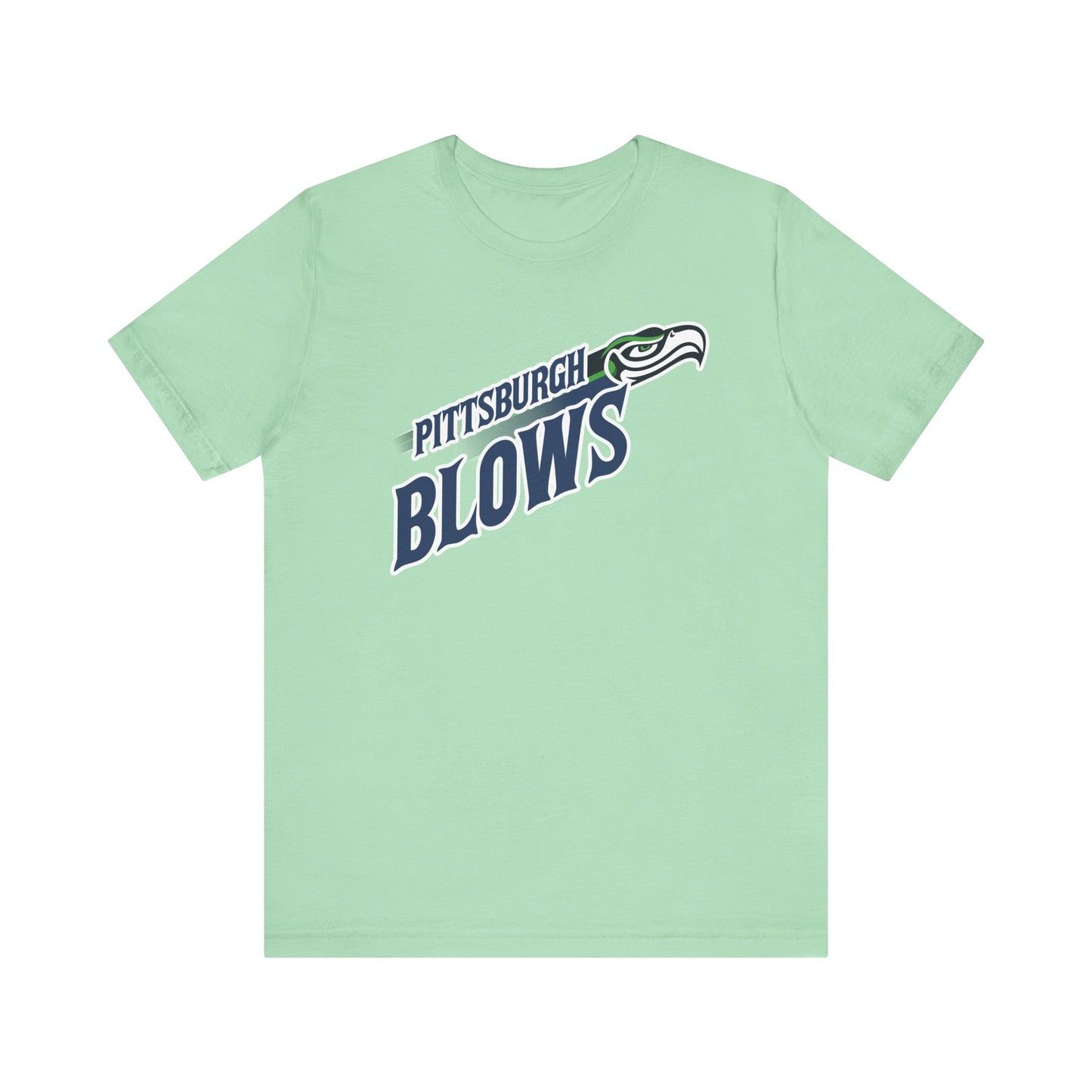 Pittsburgh Blows! (for Seattle fans) - Unisex Jersey Short Sleeve Tee