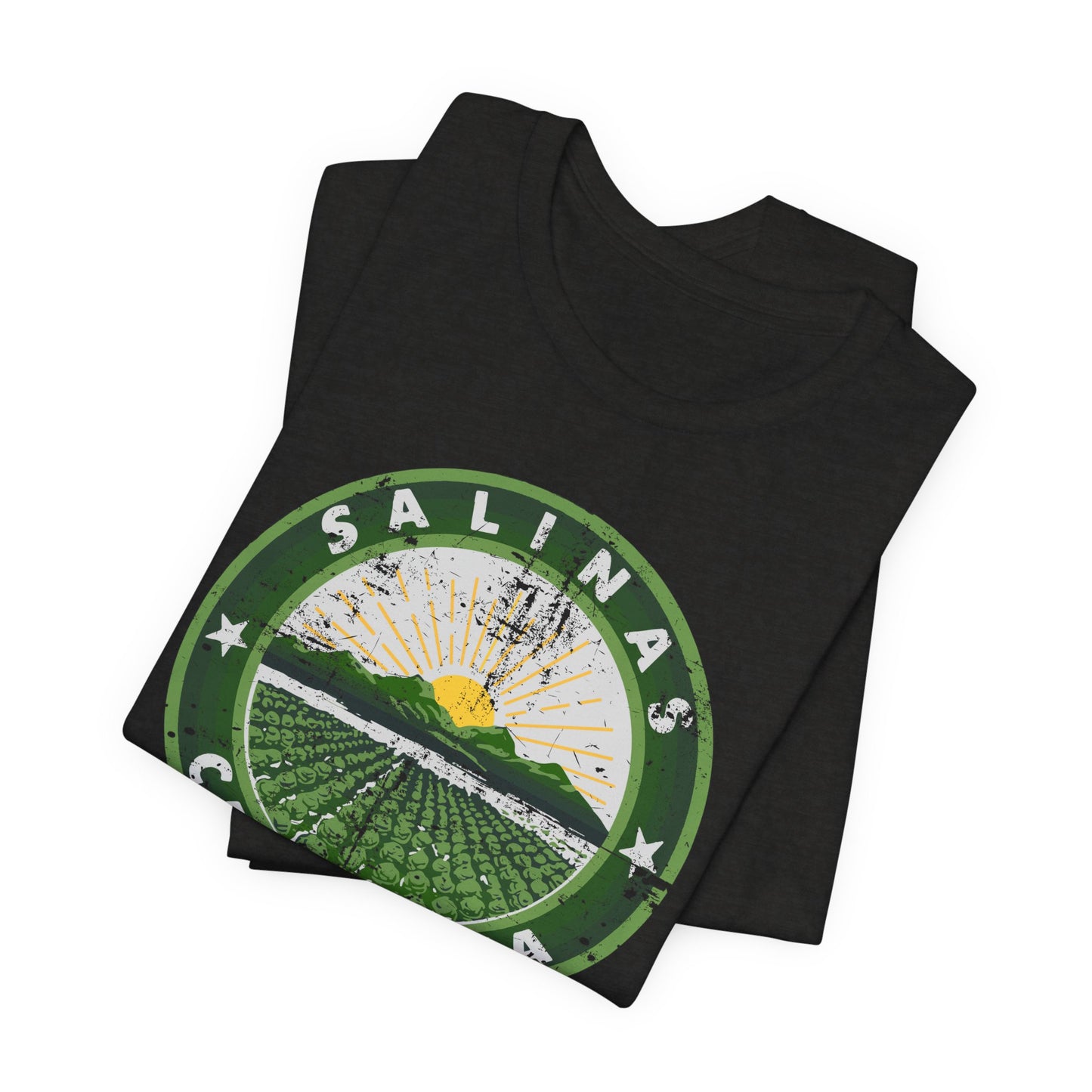 Salinas, California (retro city logo) - Unisex Jersey Short Sleeve Tee