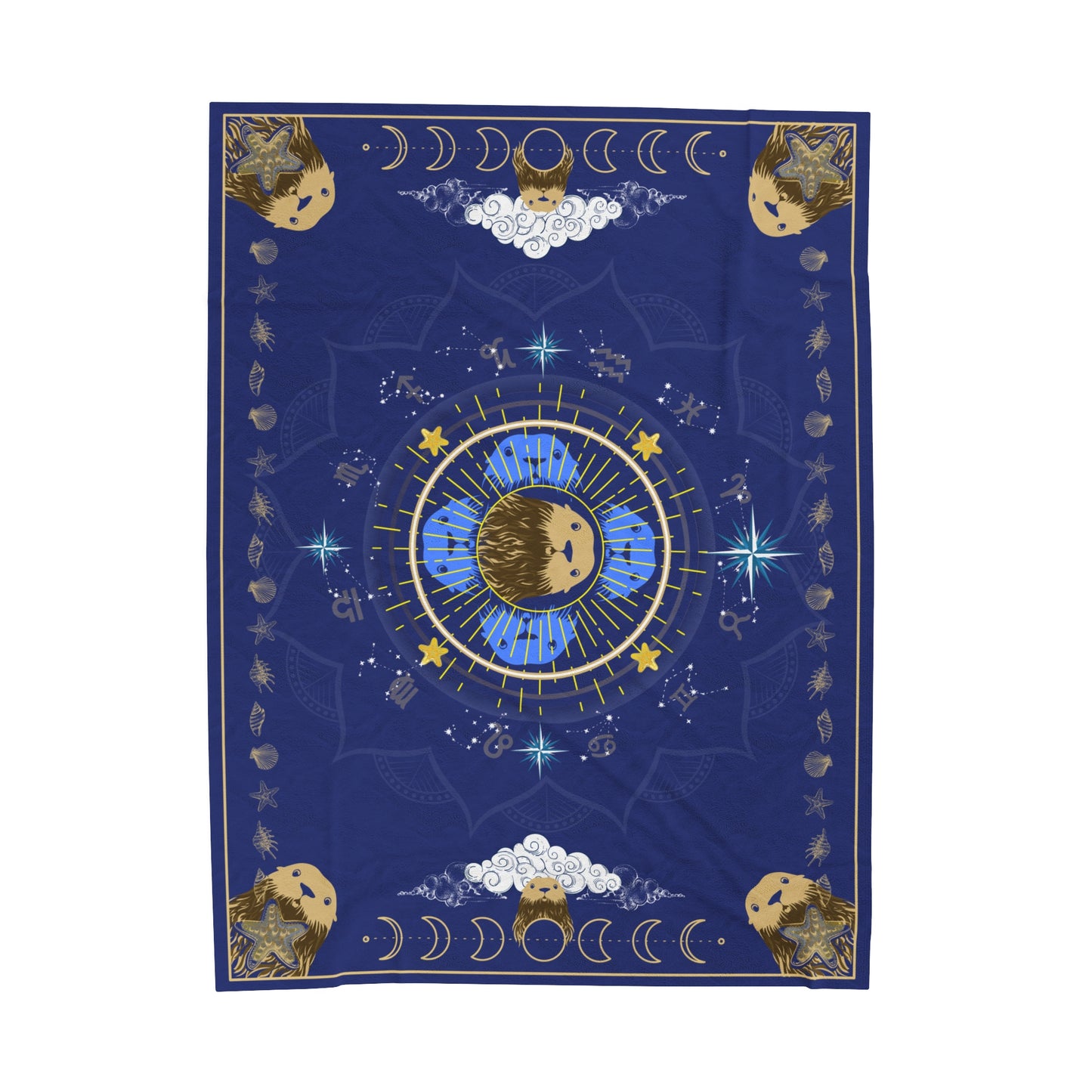 Mystic Sea Otter (2023) - Velveteen Plush Blanket