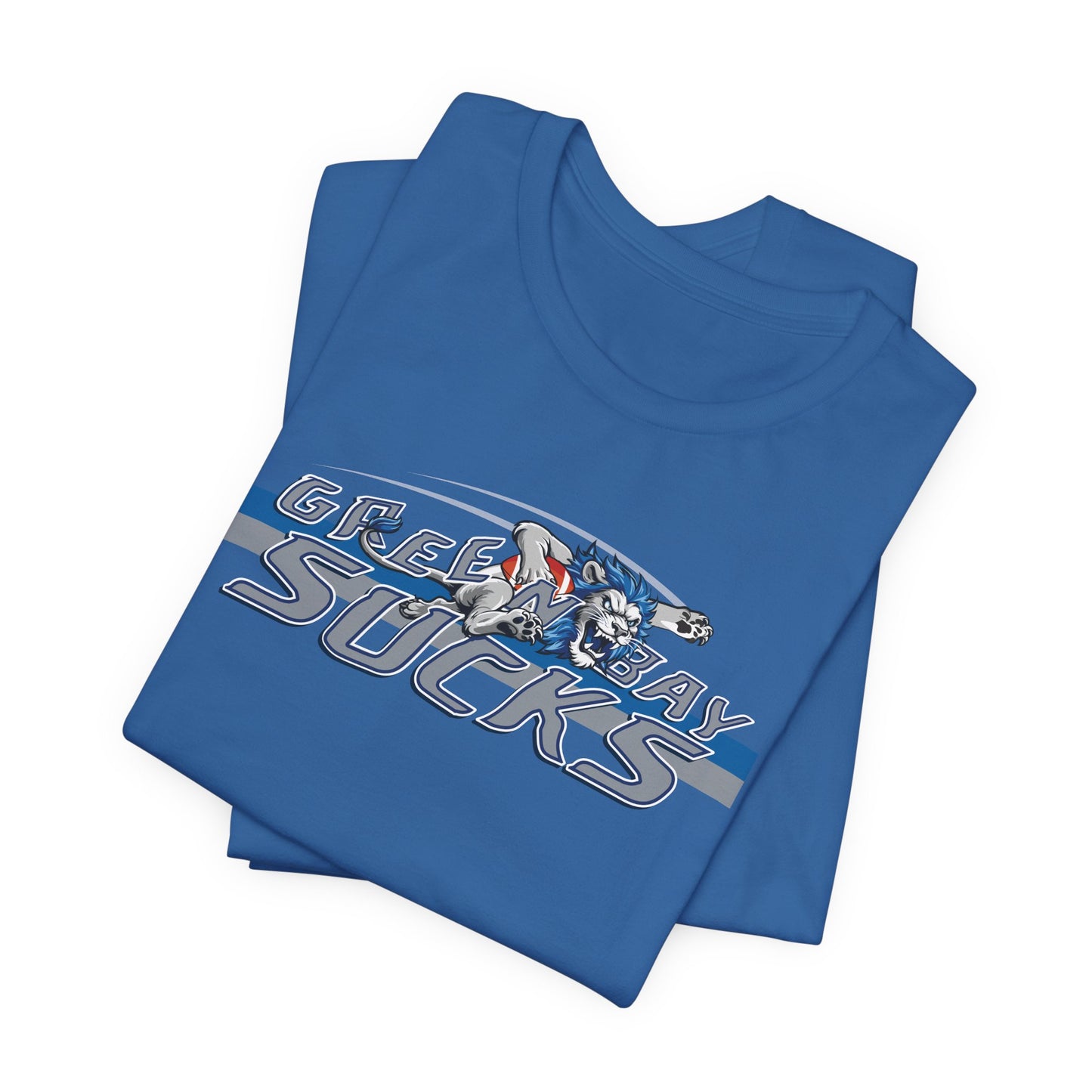 Green Bay Sux (for Detroit fans) - Unisex Jersey Short Sleeve Tee