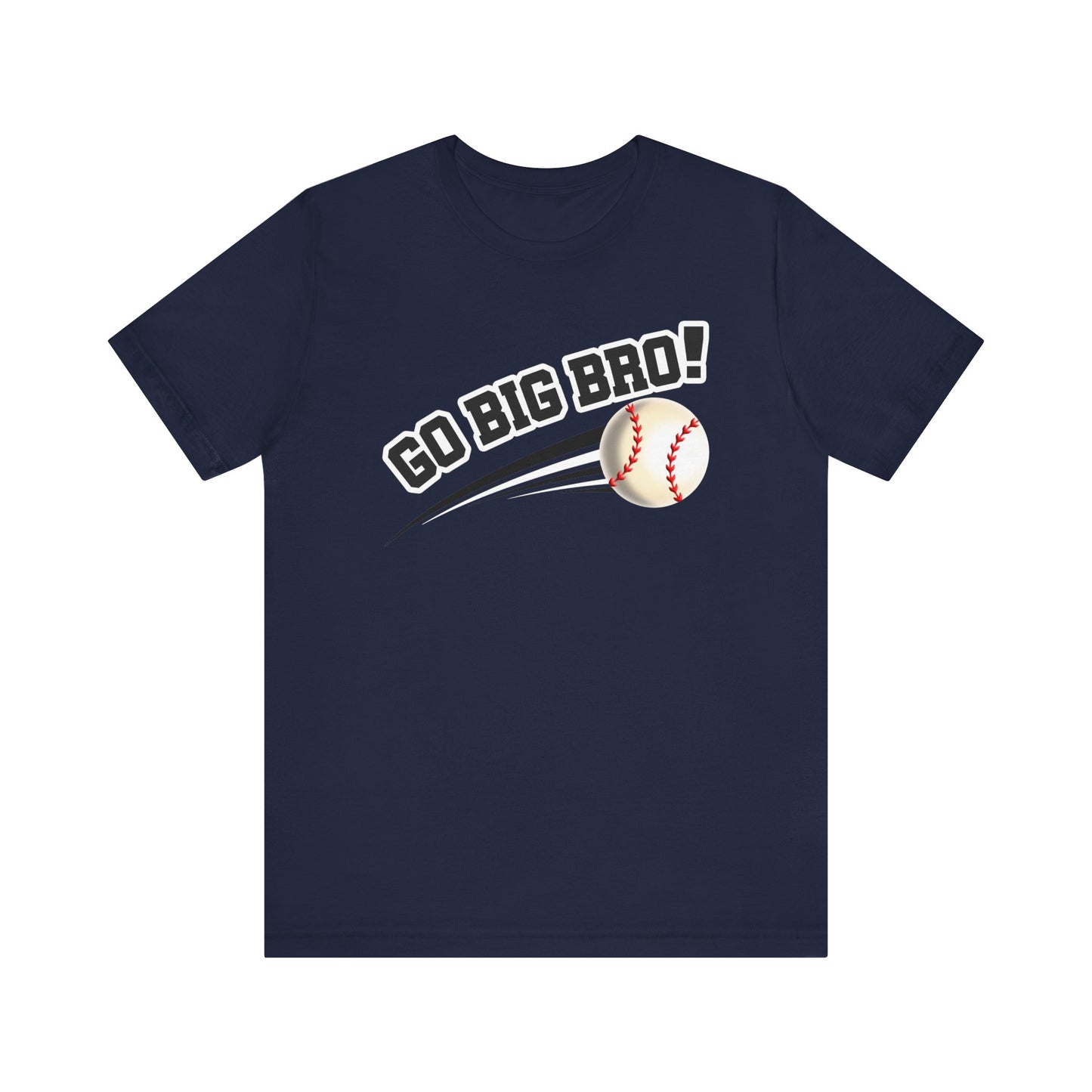 Go Big Bro! (Sibling Revelry Baseball) - Unisex Jersey Short Sleeve Tee