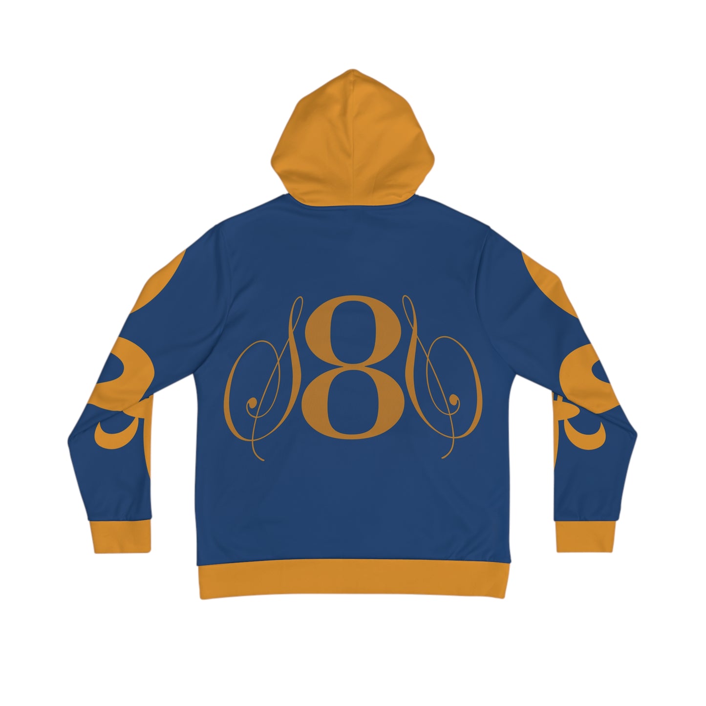Louisiana S8S (State Flag Version) - Men's Hoodie (AOP)