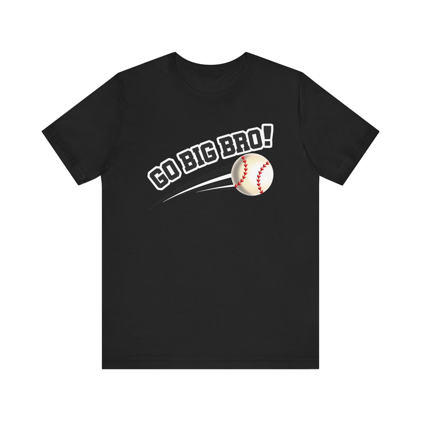 Go Big Bro! (Sibling Revelry Baseball) - Unisex Jersey Short Sleeve Tee