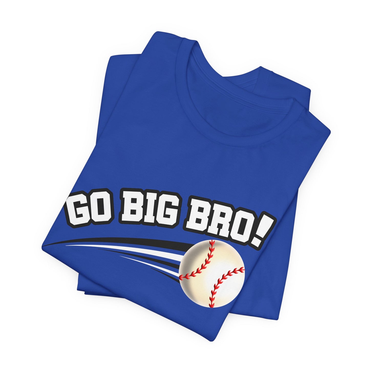 Go Big Bro! (Sibling Revelry Baseball) - Unisex Jersey Short Sleeve Tee