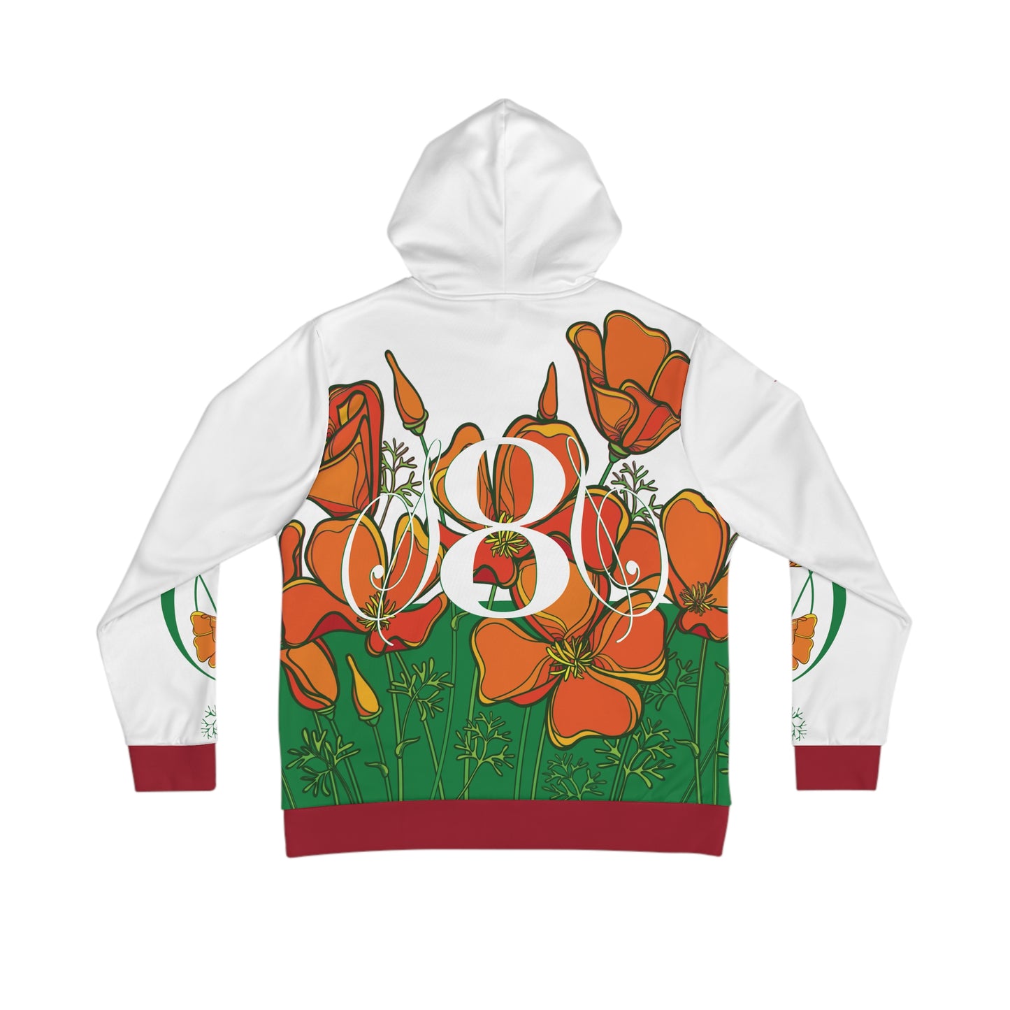 California (Golden Poppies Overload) S8S - Men's Hoodie (AOP)