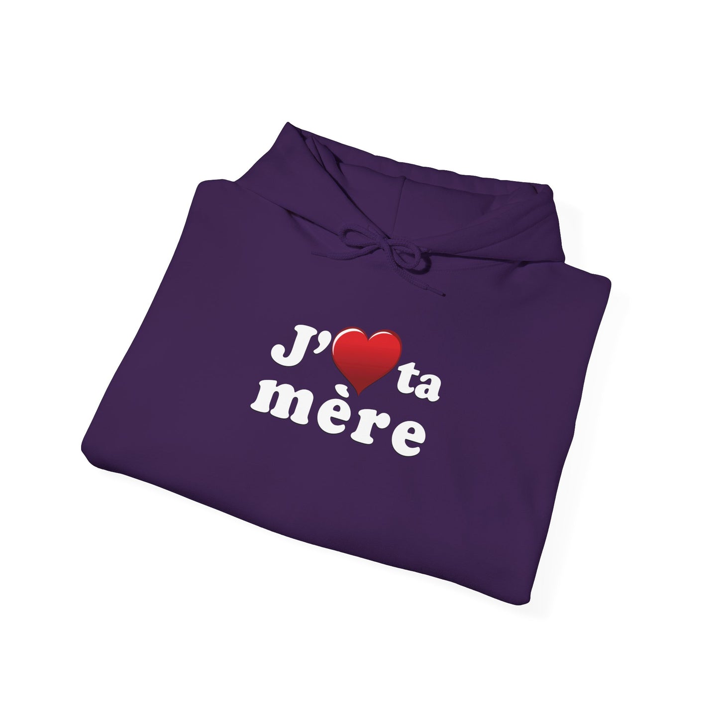 J' ♥ te mère - Unisex Heavy Blend™ Hooded Sweatshirt