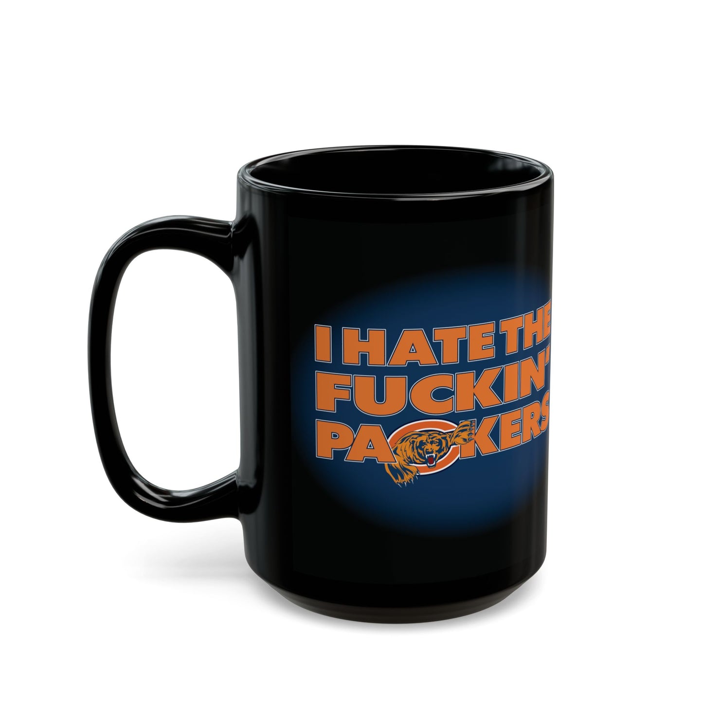 I Hate The Effin' Pack (for Chicago fans) - Black Mug (11oz, 15oz)