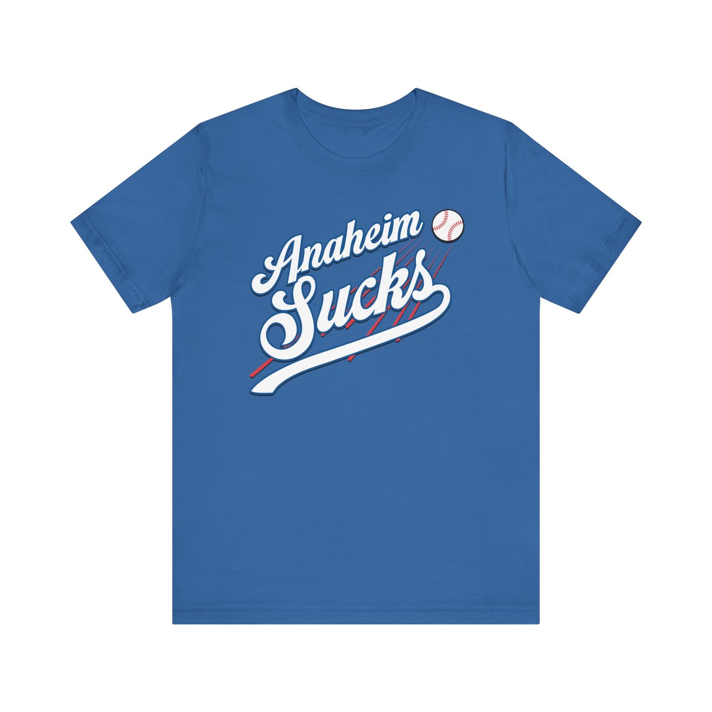 Anaheim Sucks (for L.A. fans) - Unisex Jersey Short Sleeve Tee