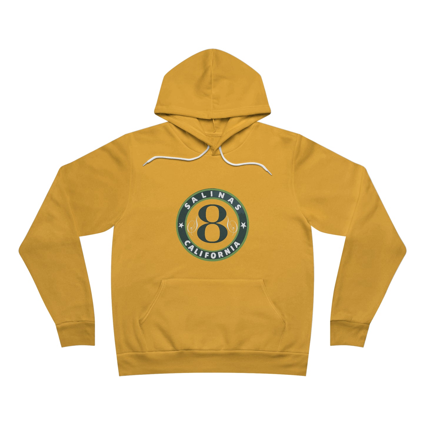 California, Salinas (Retro Logo & S8S Logo Mashup) - Unisex Sponge Fleece Pullover Hoodie