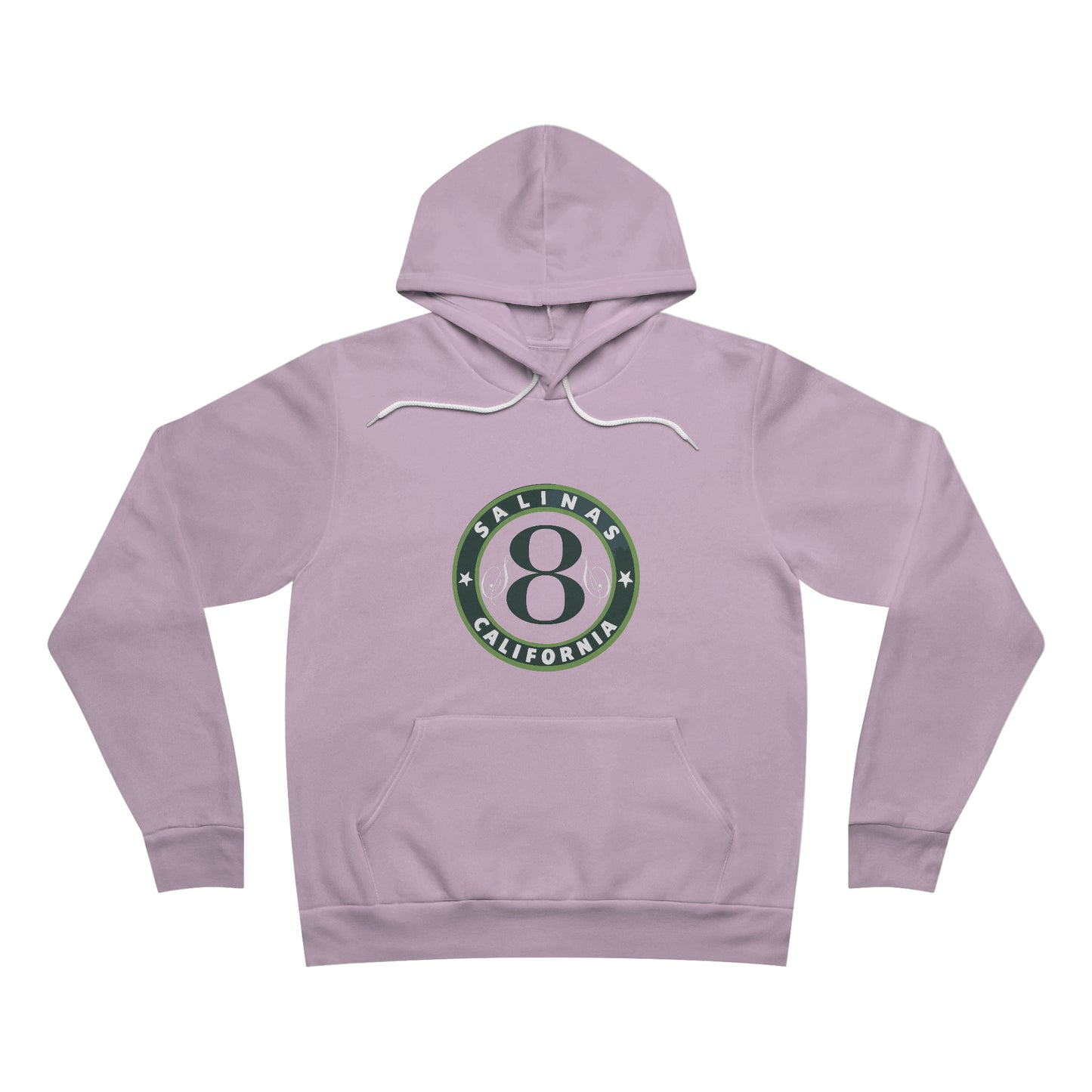 California, Salinas (Retro Logo & S8S Logo Mashup) - Unisex Sponge Fleece Pullover Hoodie