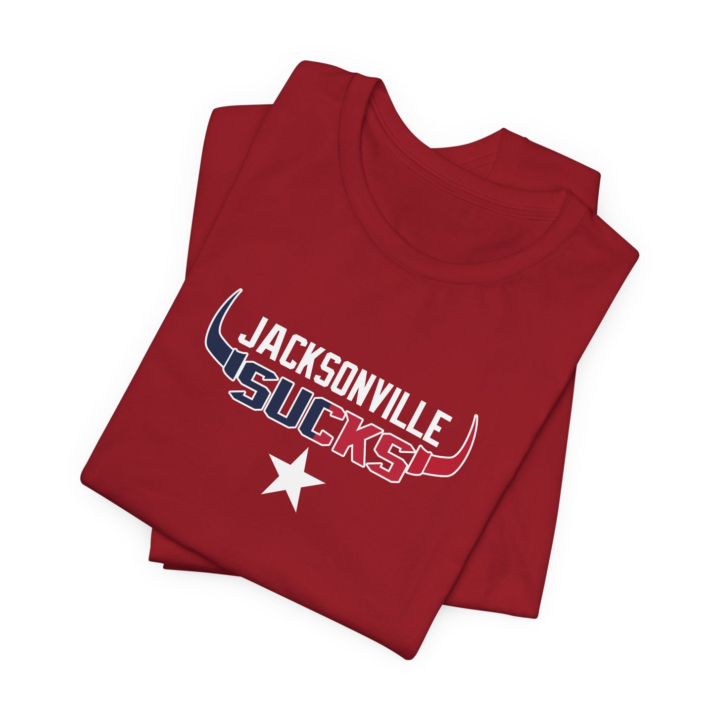 Jax Sux (for Houston fans) - Unisex Jersey Short Sleeve Tee