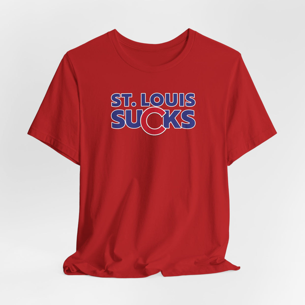 St. Louis Sucks! (for Chicago fans) - Unisex Jersey Short Sleeve Tee