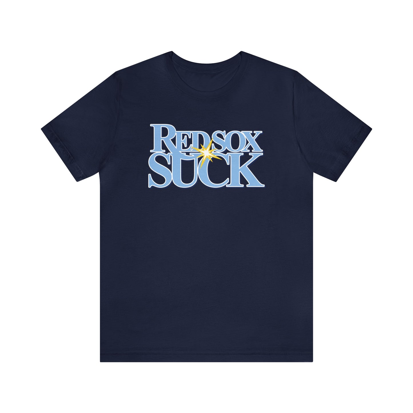 The BoSox Suck (for Tampa Rays fans) - Unisex Jersey Short Sleeve Tee