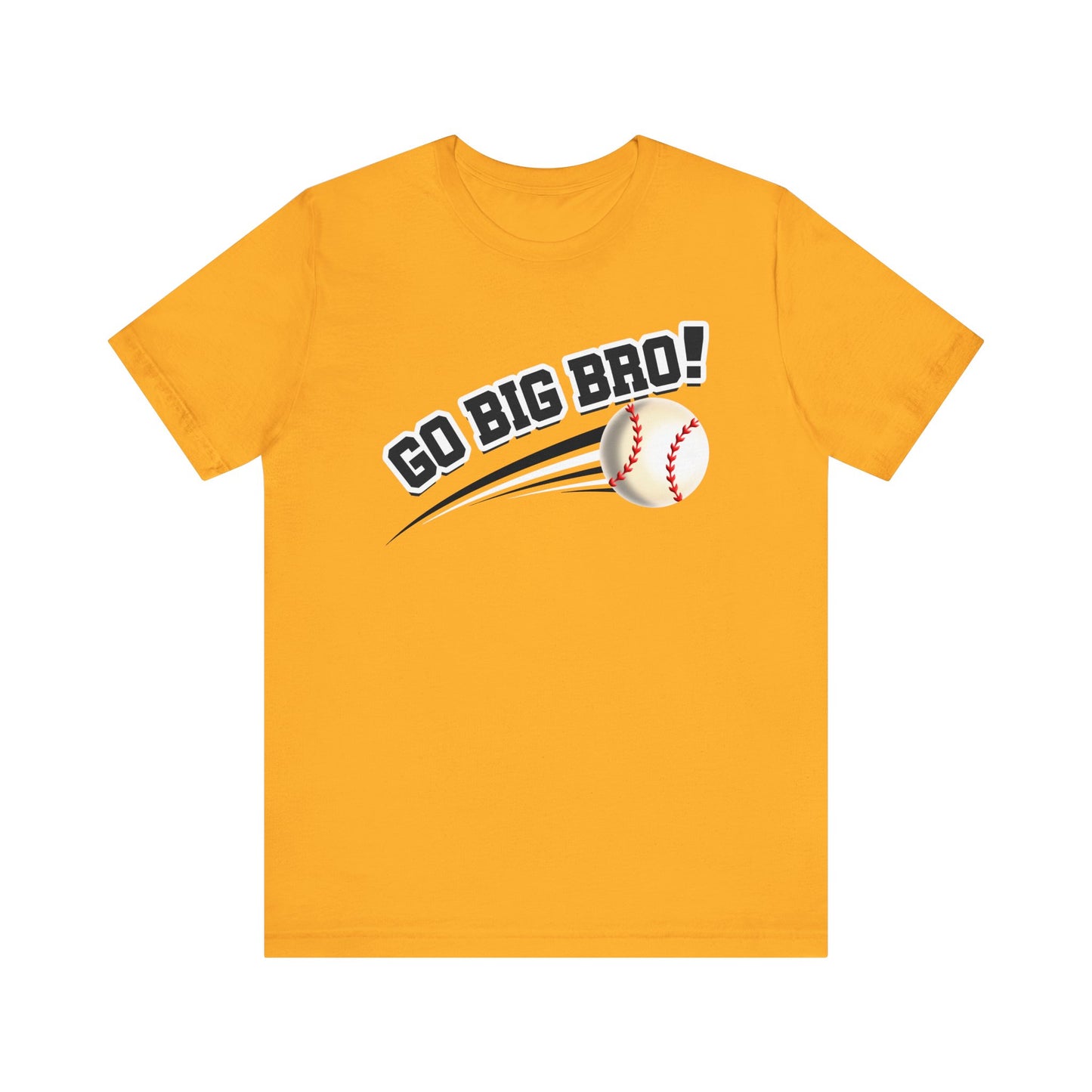 Go Big Bro! (Sibling Revelry Baseball) - Unisex Jersey Short Sleeve Tee