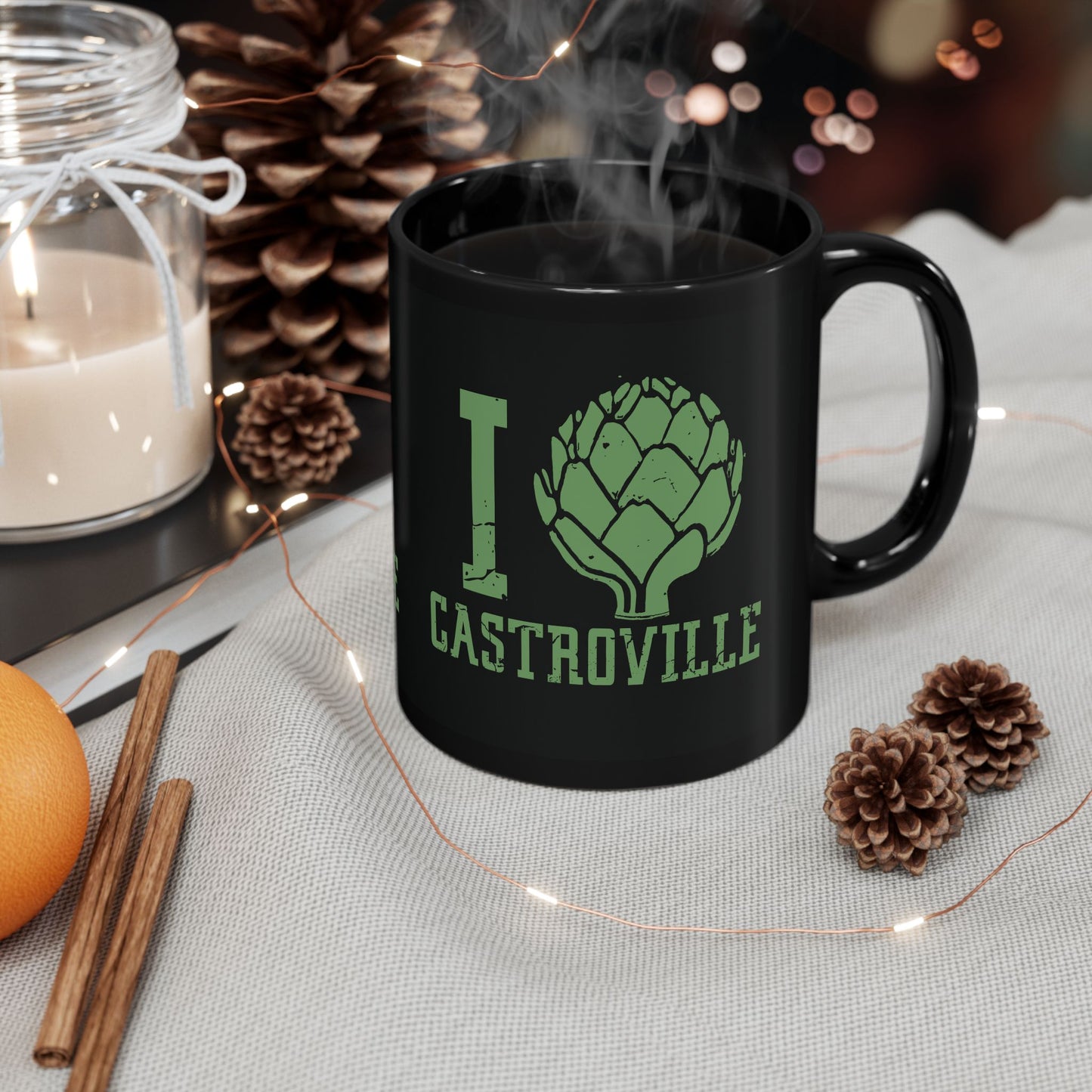 I Heartichoke Castroville - Black Mug (11oz, 15oz)