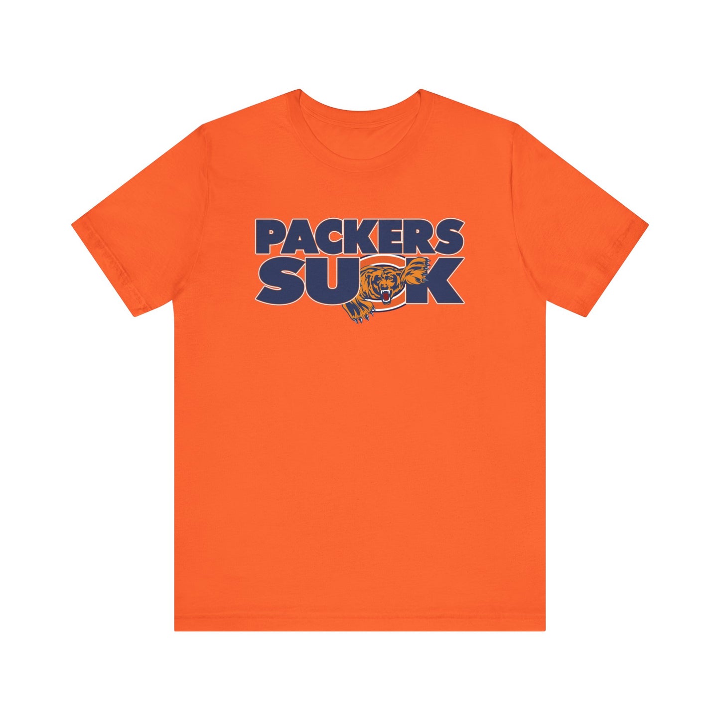 The Pack Sucks (for Chicago Bears fans) - Unisex Jersey Short Sleeve Tee