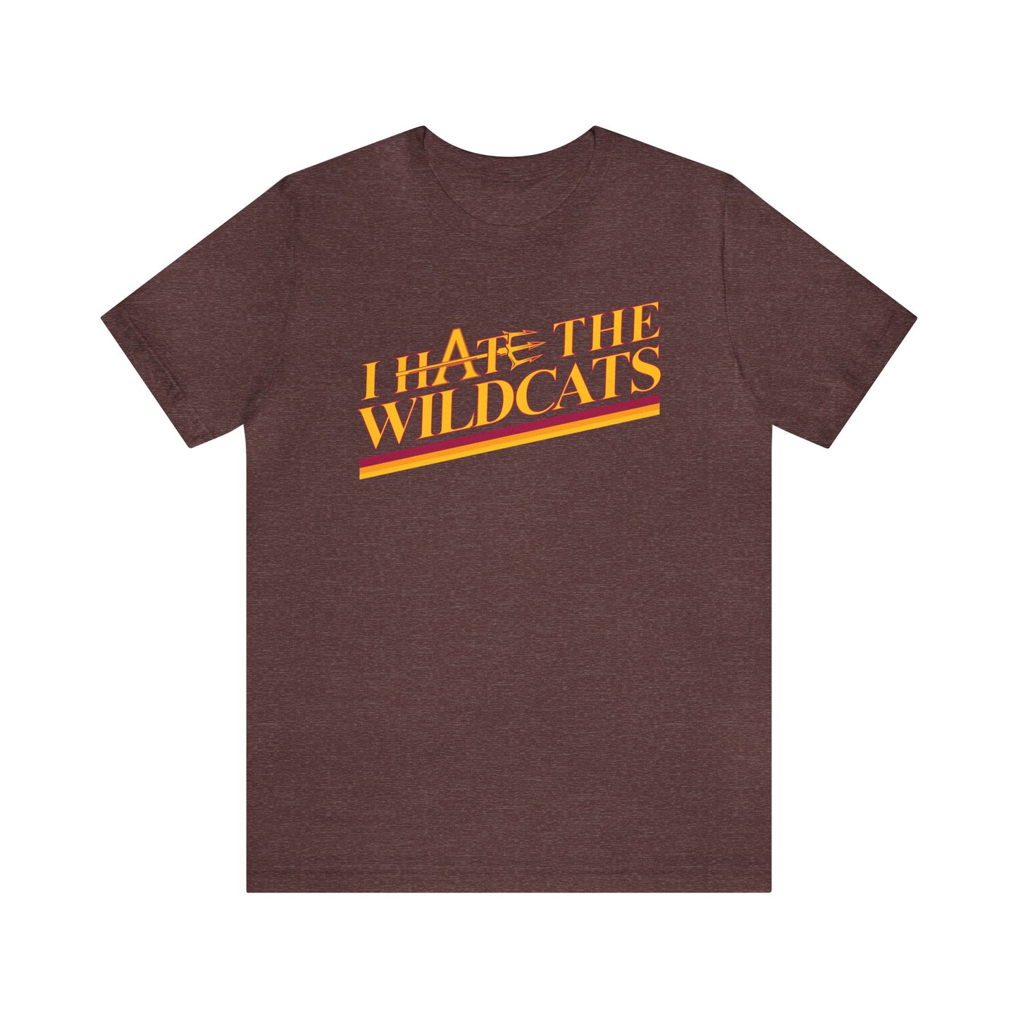 I Hate Wildcats (for Tempe fans) - Unisex Jersey Short Sleeve Tee