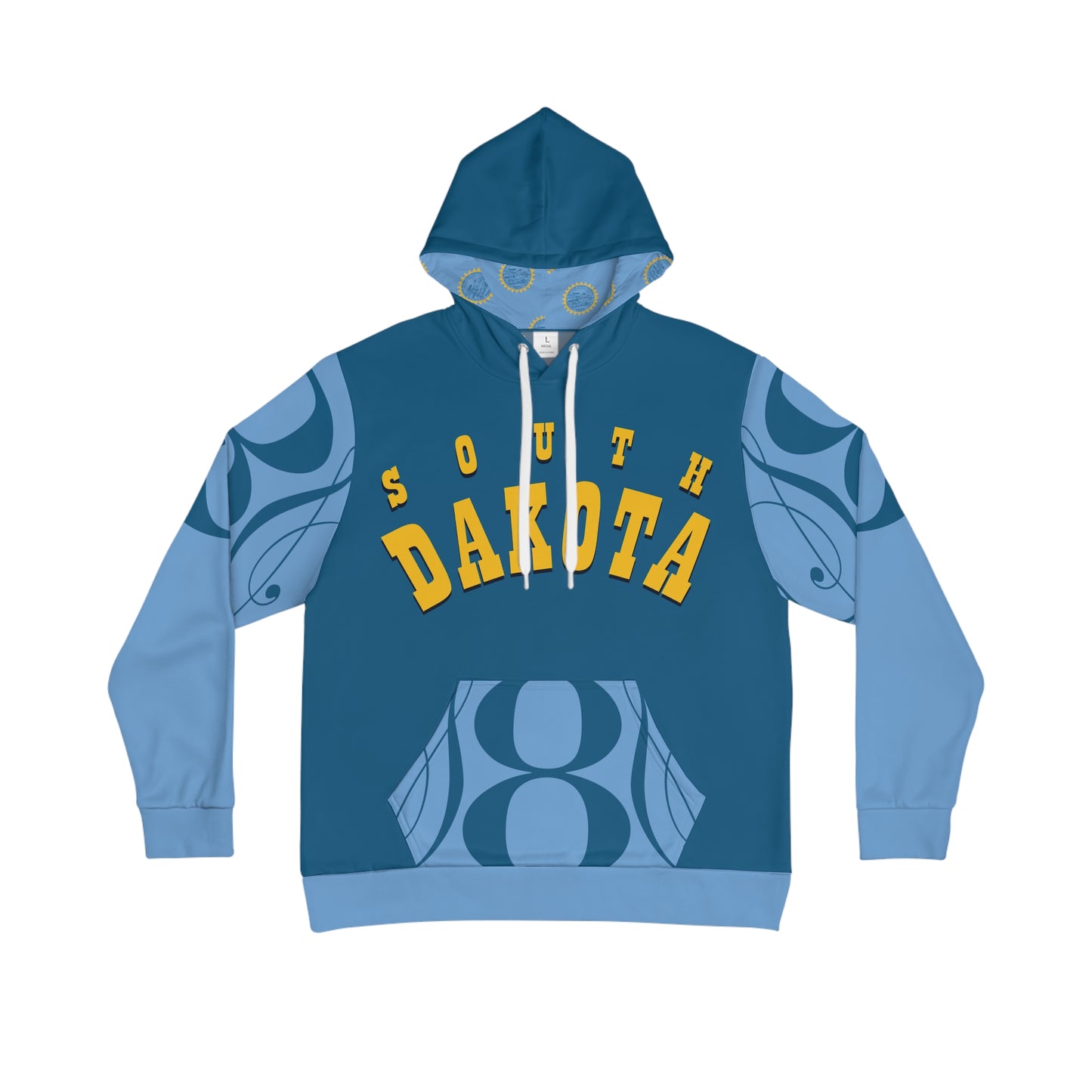 South Dakota S8S - Men's Hoodie (AOP)