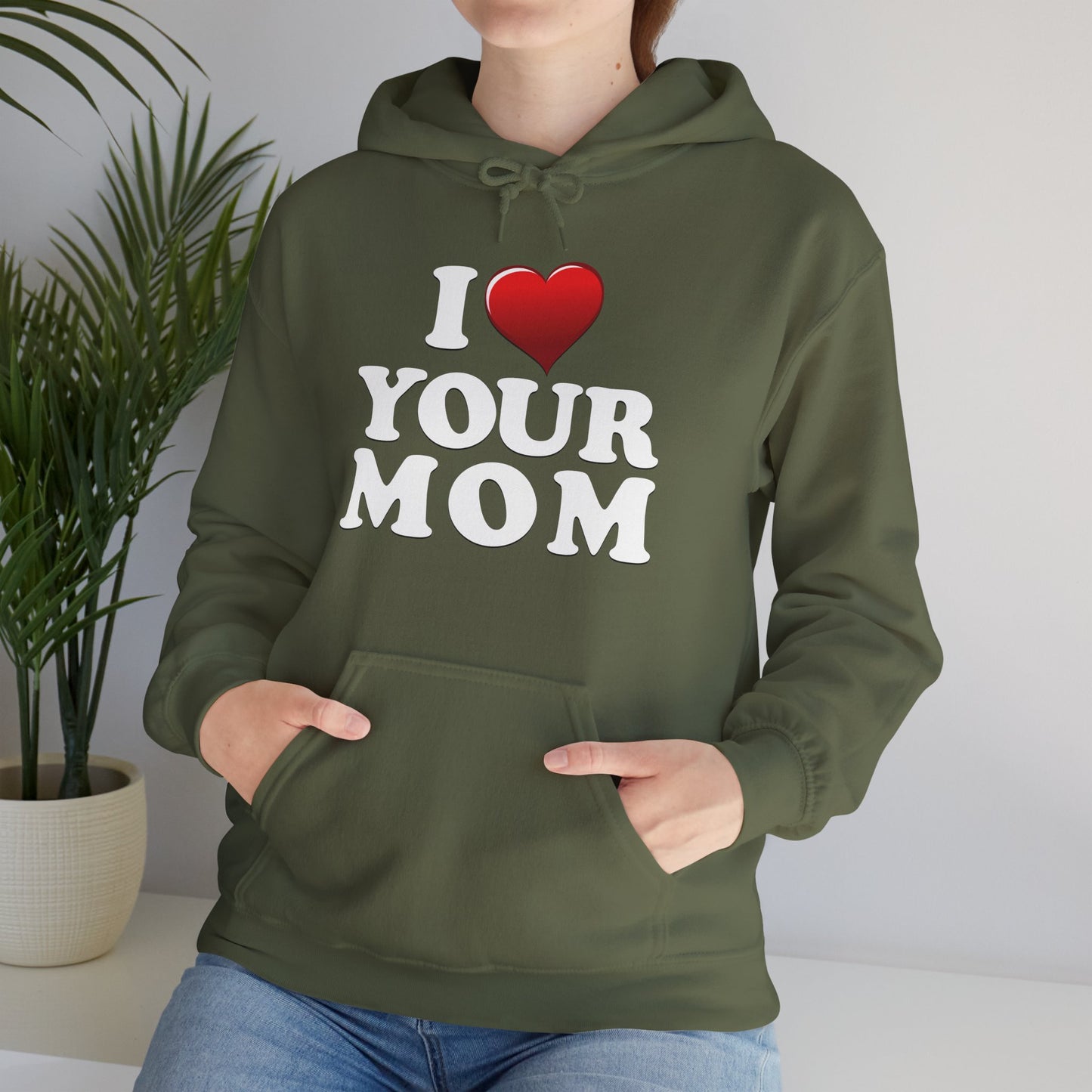 I ♥ Your Mom - Unisex Heavy Blend™ Hooded Sweatshirt