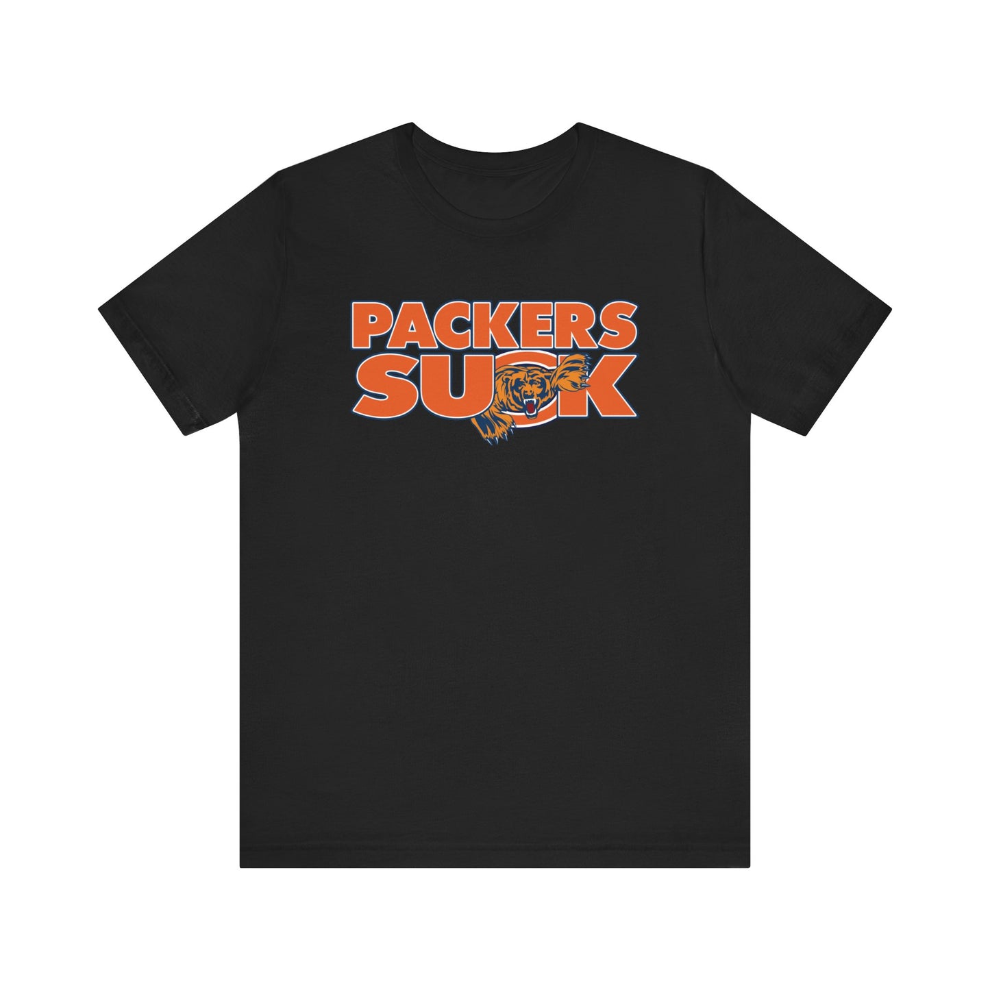 The Pack Sucks (for Chicago Bears fans) - Unisex Jersey Short Sleeve Tee