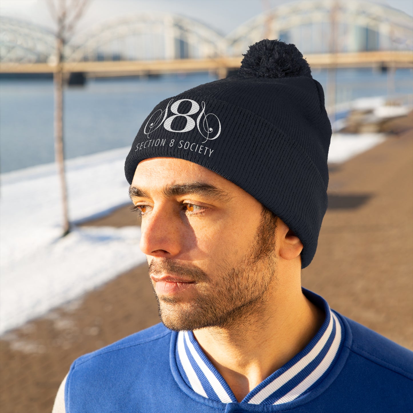 S8S Logo - Poofball Beanie