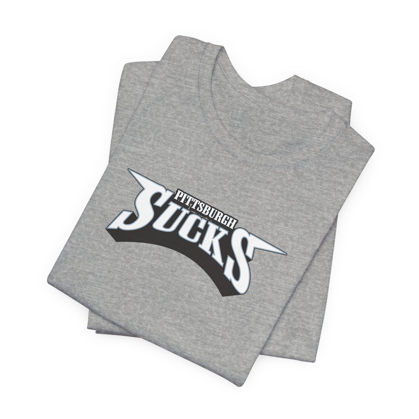 Pittsburgh Sux (for Philadelphia fans) - Unisex Jersey Short Sleeve Tee