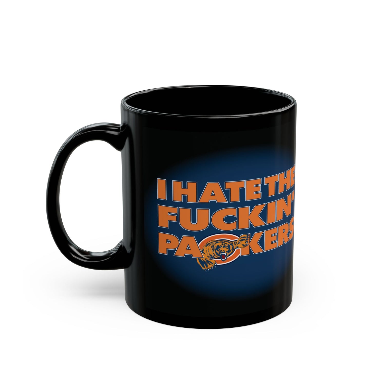 I Hate The Effin' Pack (for Chicago fans) - Black Mug (11oz, 15oz)