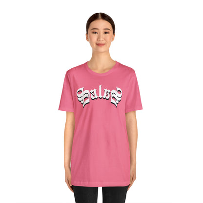 Salas (831) in White Ink - Salinas, California - Unisex Jersey Short Sleeve Tee