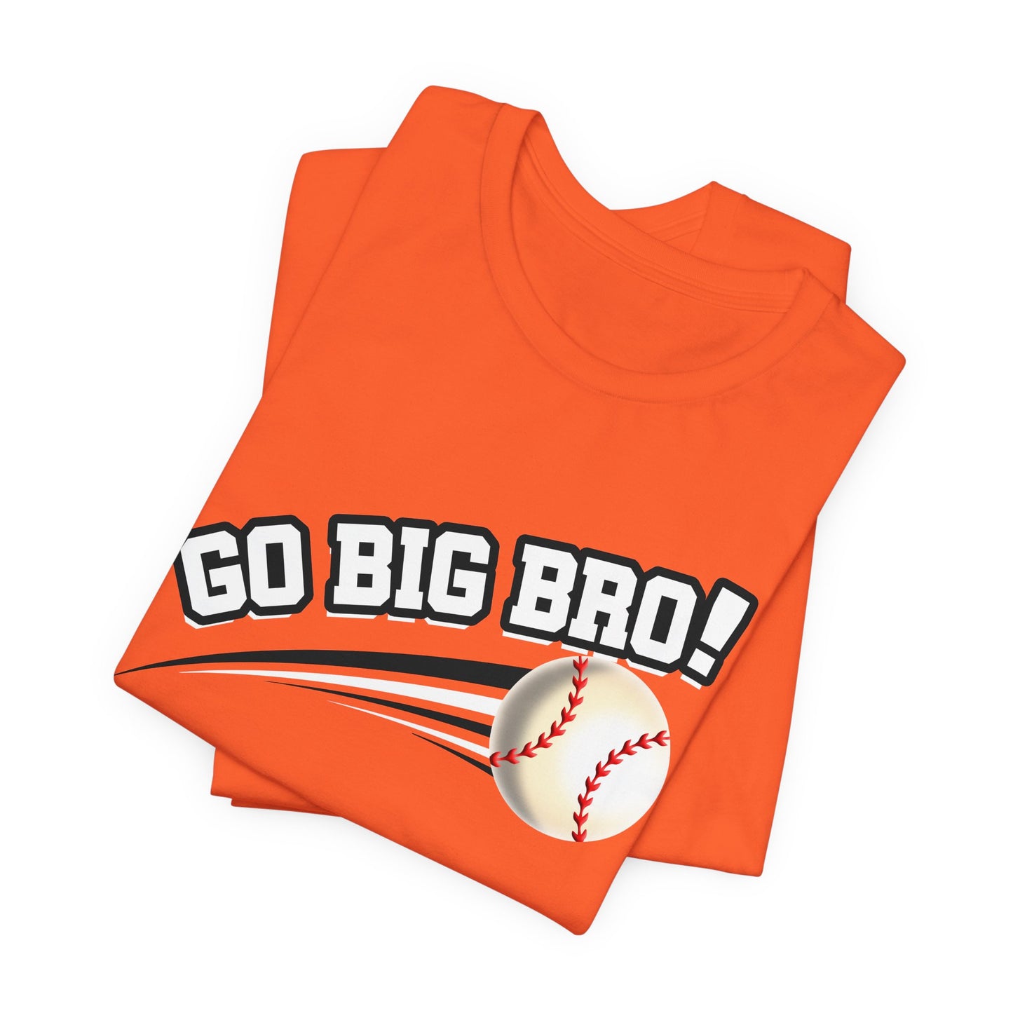 Go Big Bro! (Sibling Revelry Baseball) - Unisex Jersey Short Sleeve Tee
